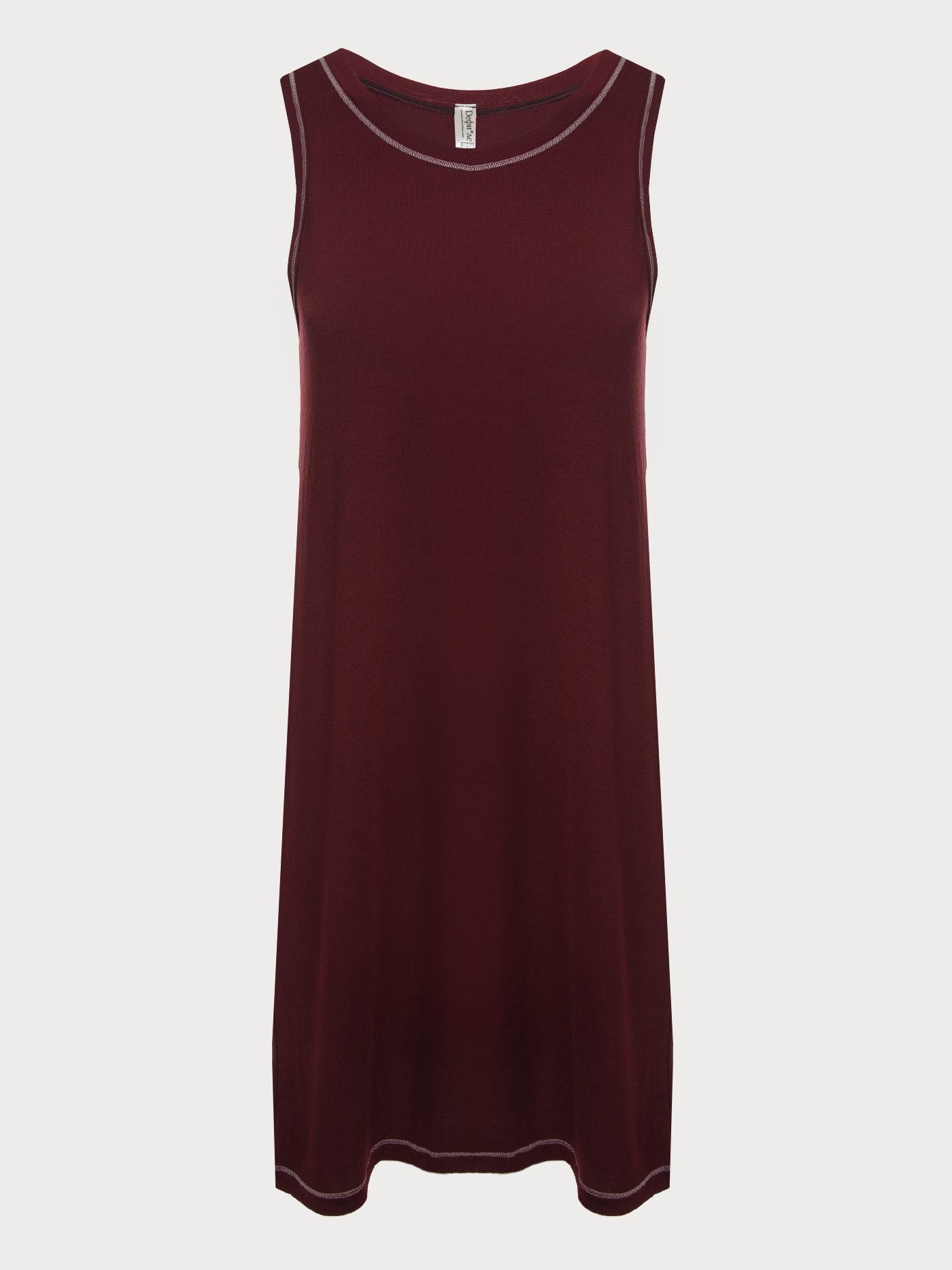 Сорочка на бретелях Бордовый 2991F3221L | фото 6