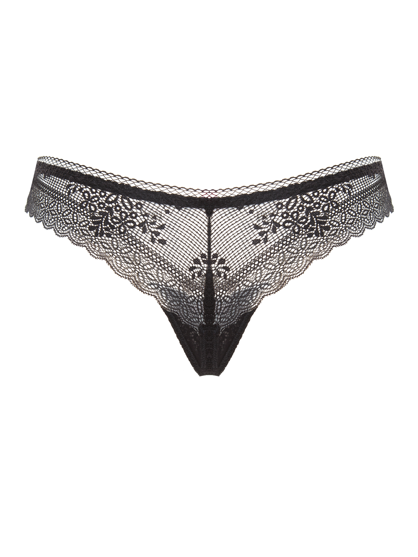 Трусы стринг Черный 2421F2101 | фото 6