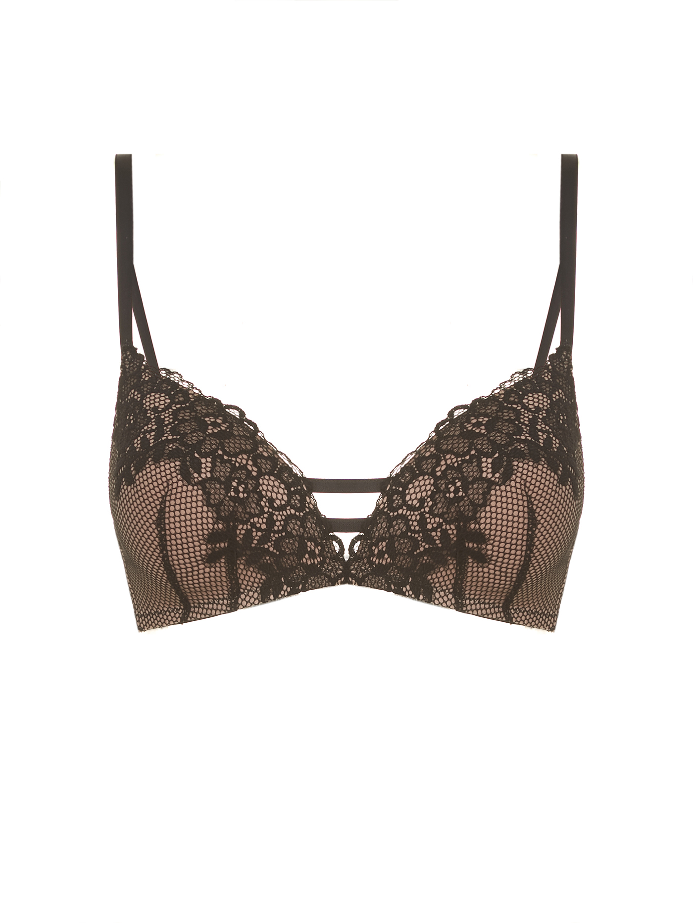 Бюстгальтер треугольник t-shirt Черный 2602F1402 | фото 3