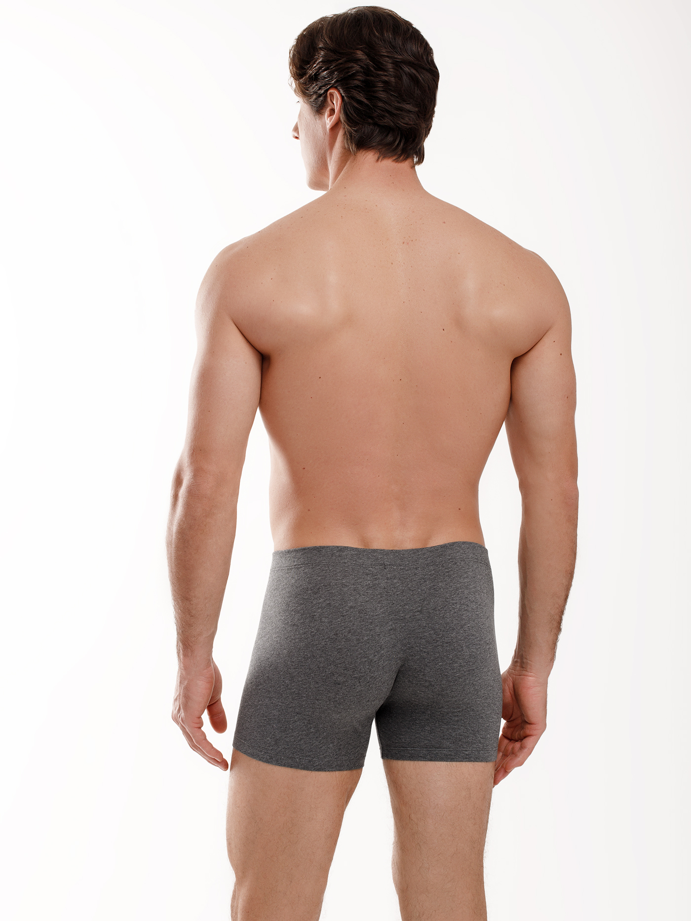 Трусы боксеры мужские Серый 3030F6302_1 | фото 2