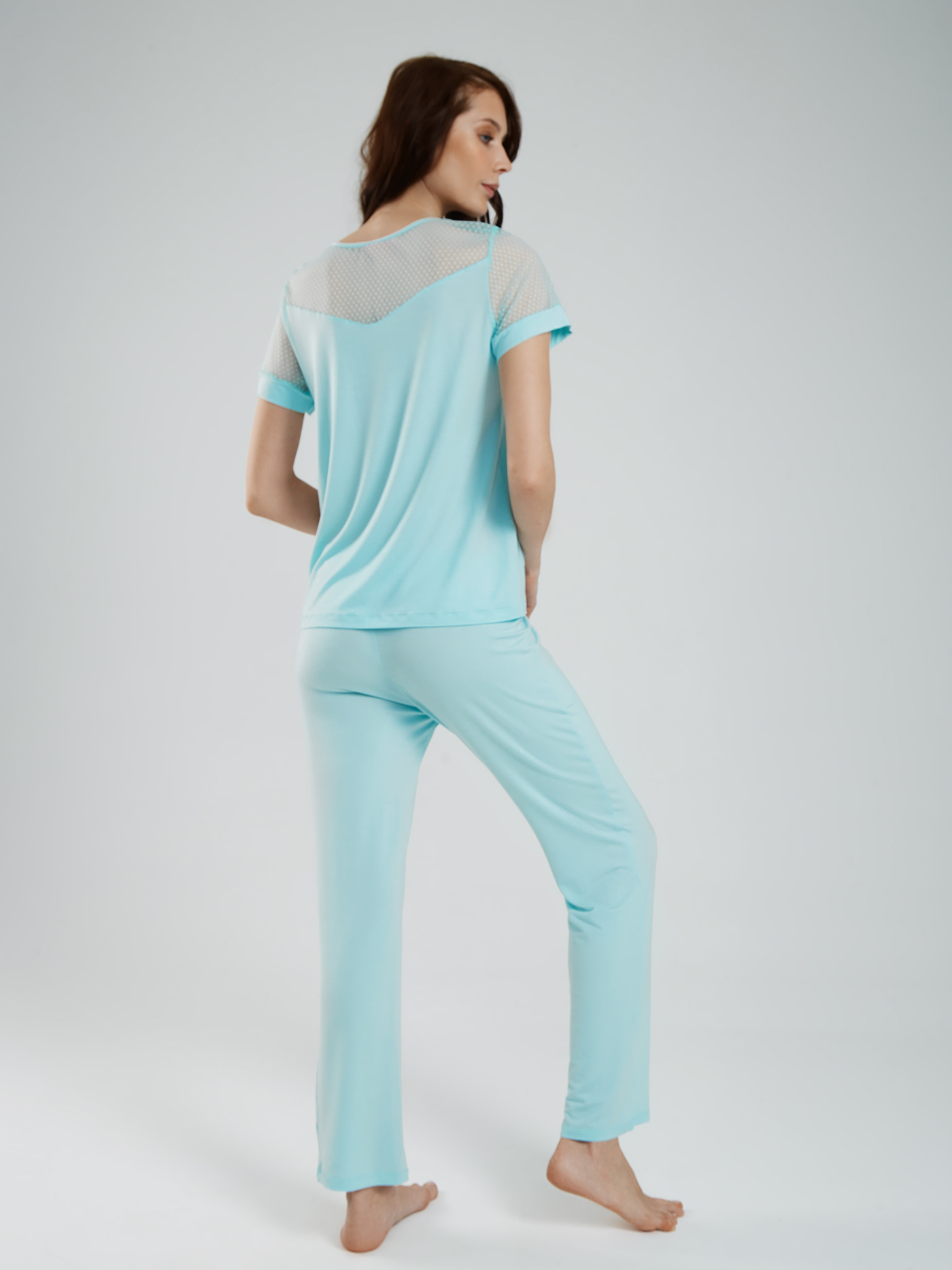 Футболка Ментоловый 2487F3424 | фото 3