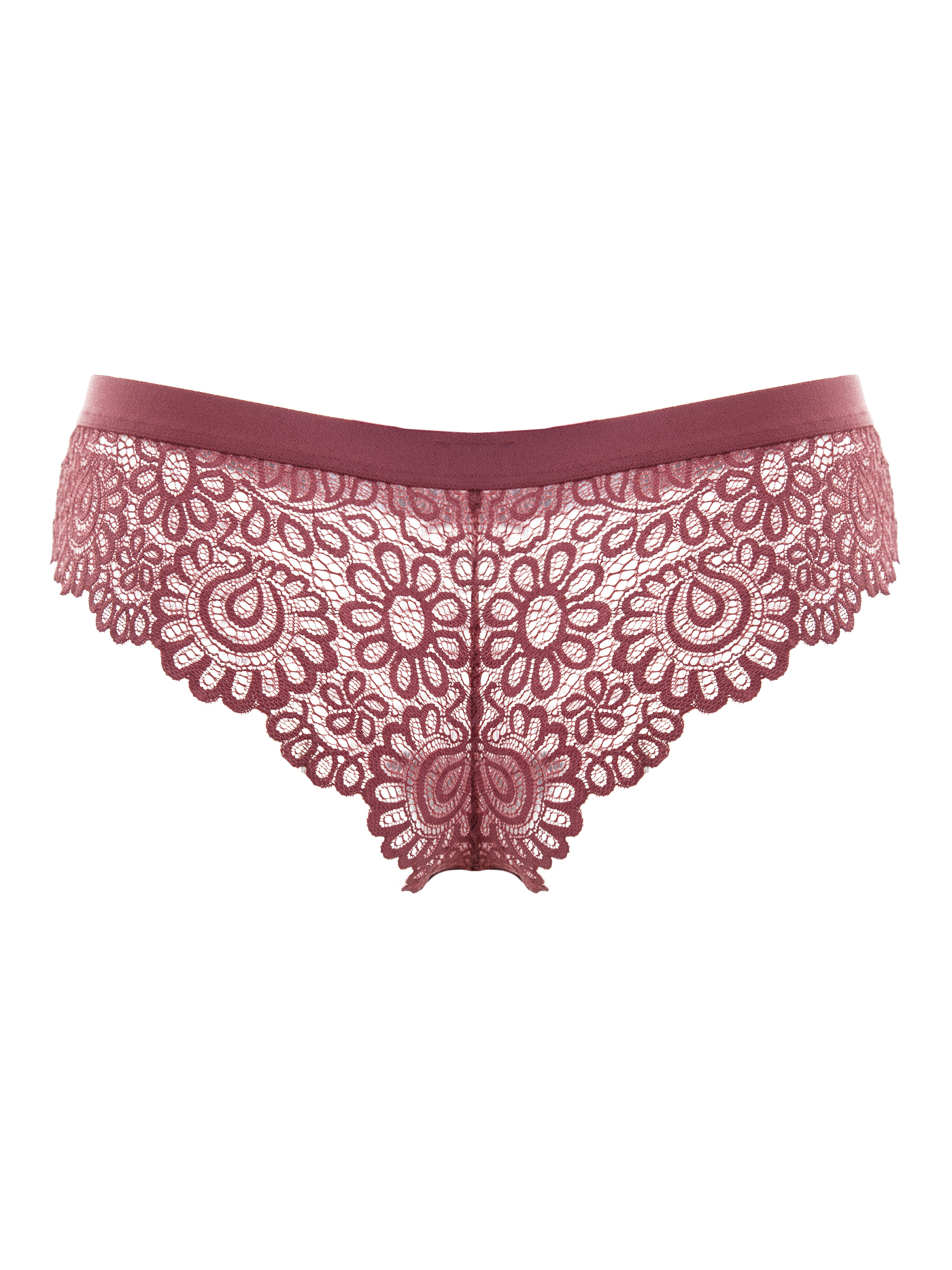 Трусы хипстер Бордовый 2484F2401_1 | фото 2