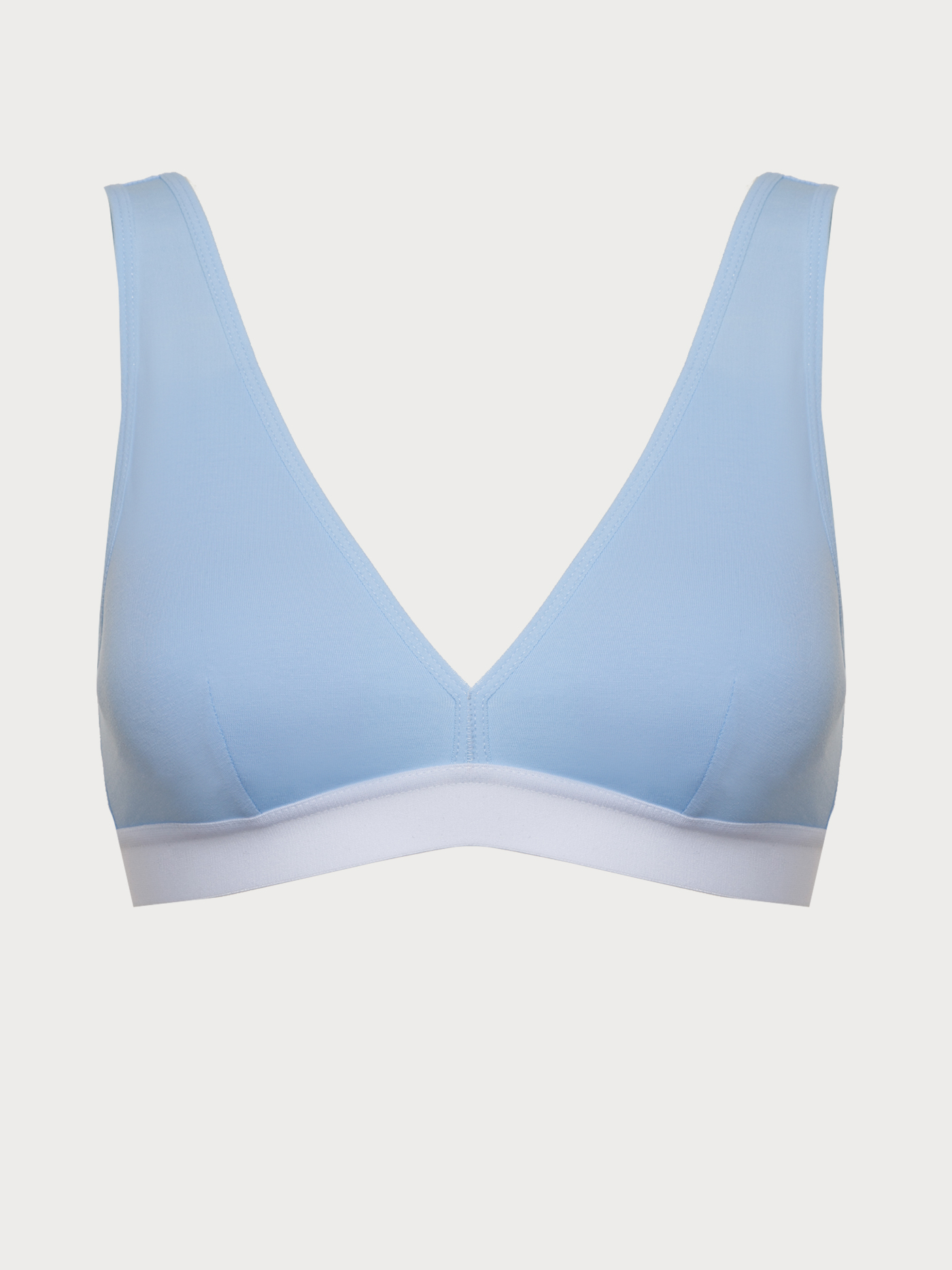Бюстгальтер мягкий топ Голубой DFN-0320 | фото 6
