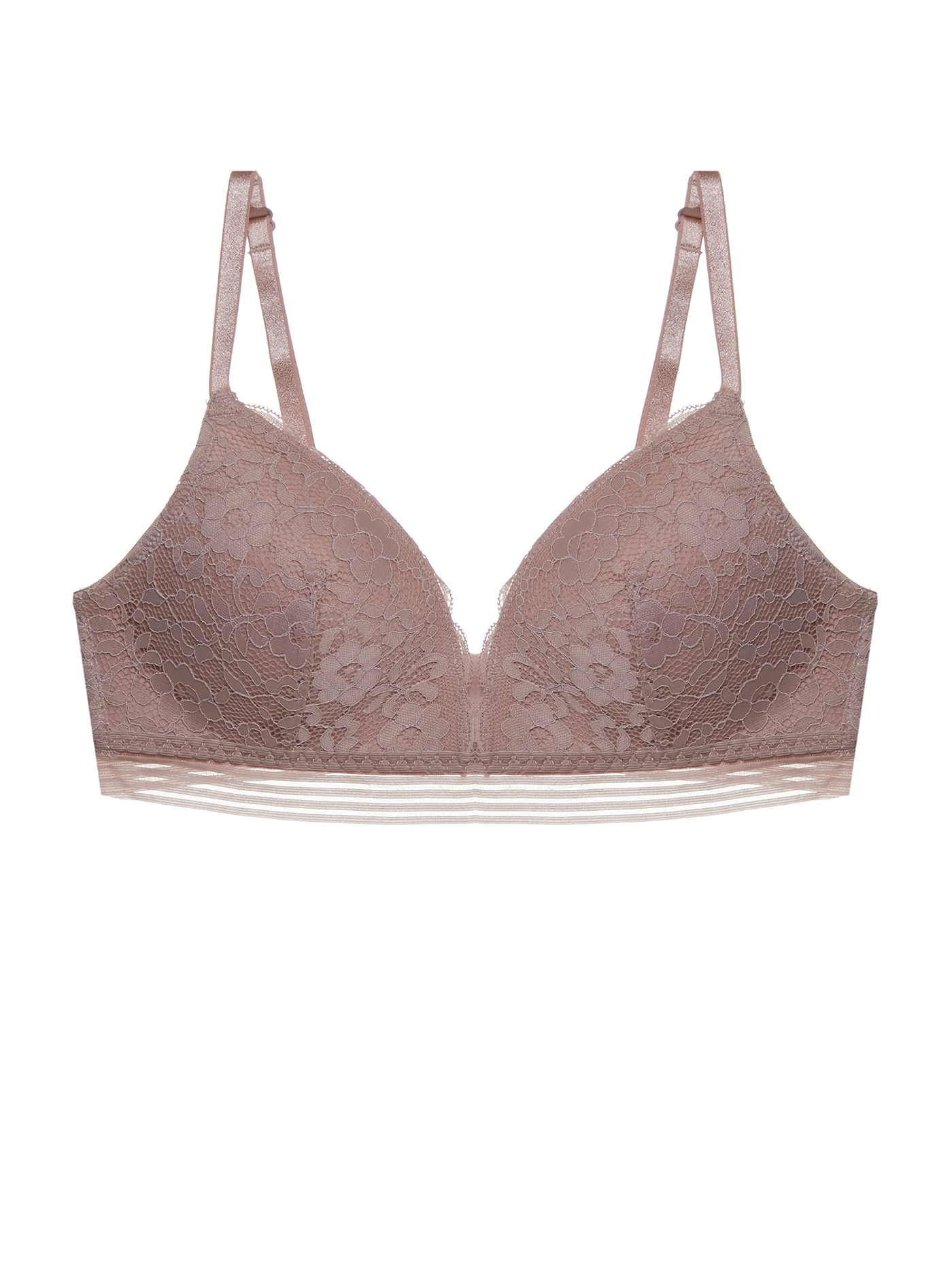 Бюстгальтер треугольник t-shirt Бежевый MOU-12389 | фото 5