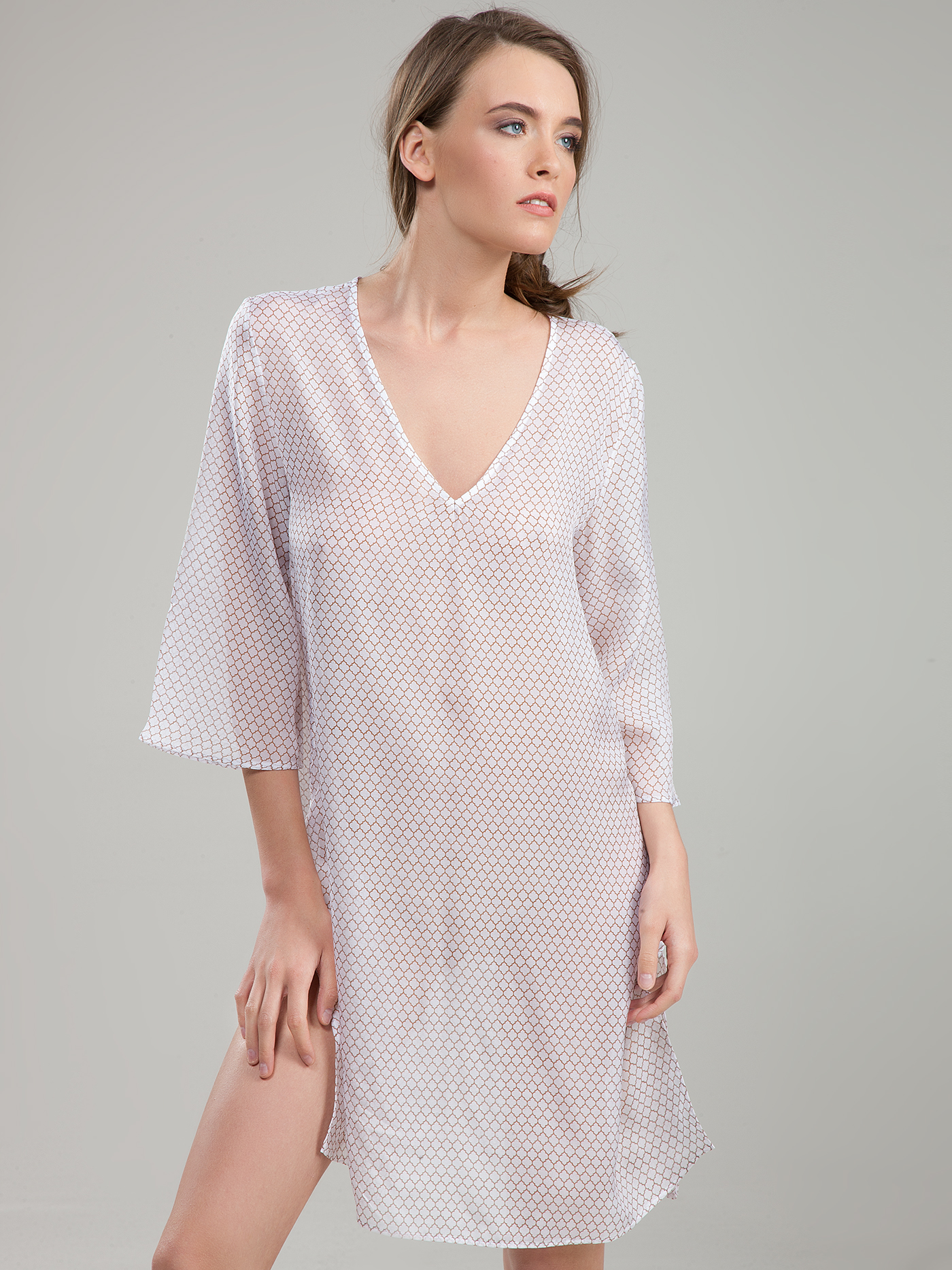 Туника Белый принт 2285S4311_1 | фото 1