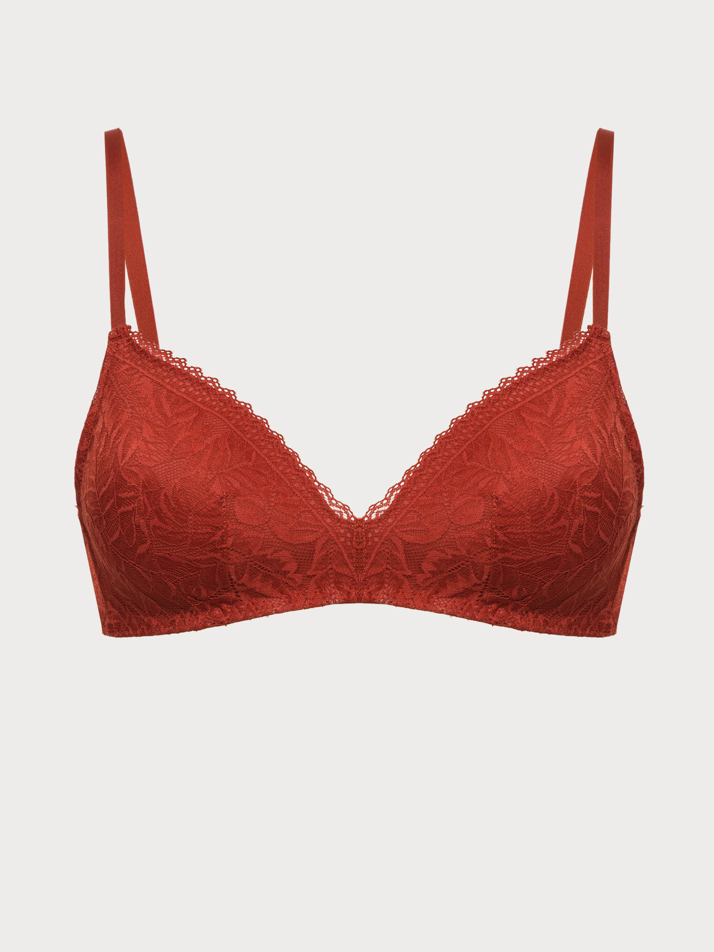 Бюстгальтер треугольник t-shirt Терракотовый 2852F1401 | фото 7