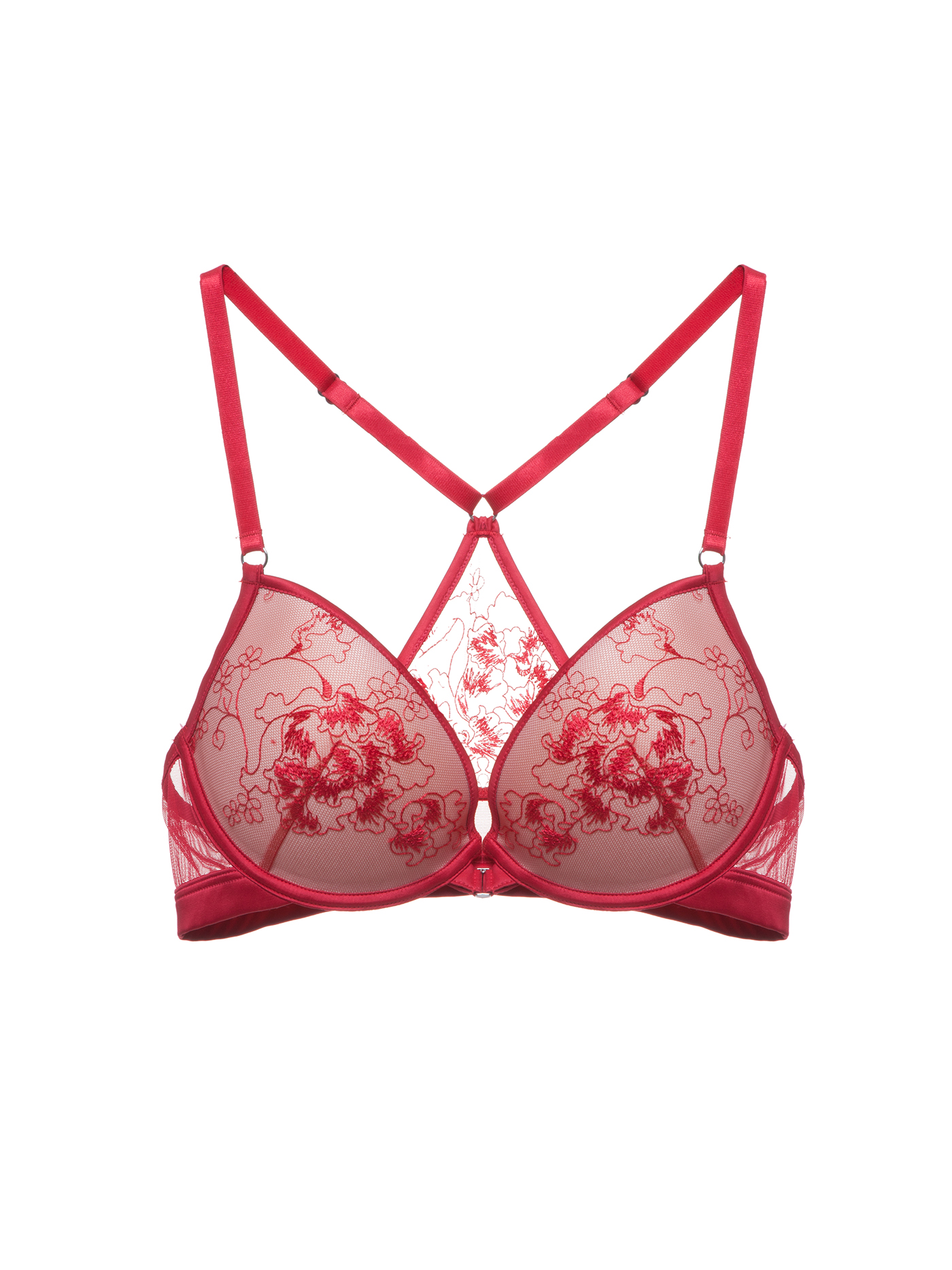 Бюстгальтер push-up Яркий красный 2461F1159 | фото 3
