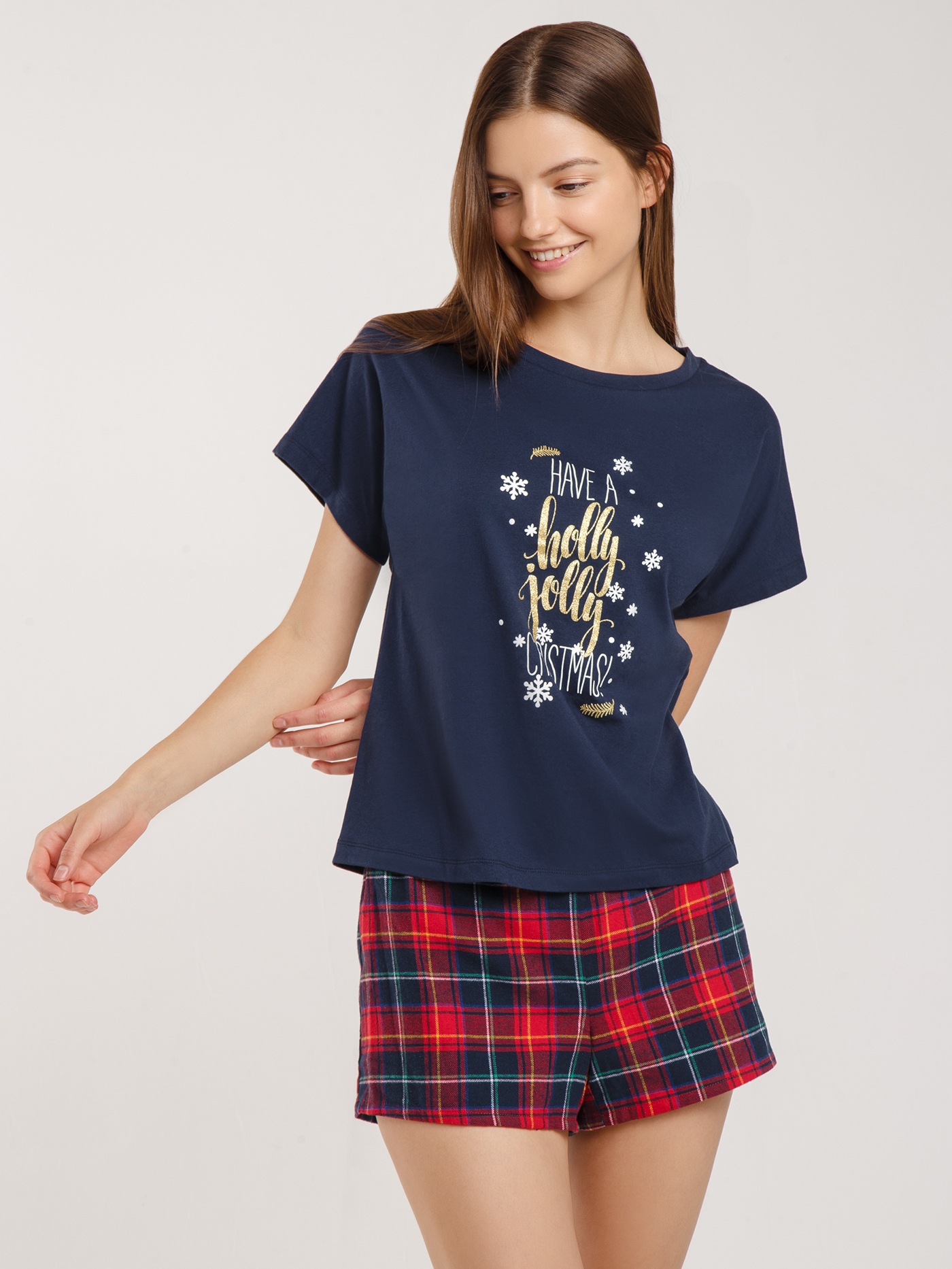 Шорты Красная клетка JBN-4 | фото 2