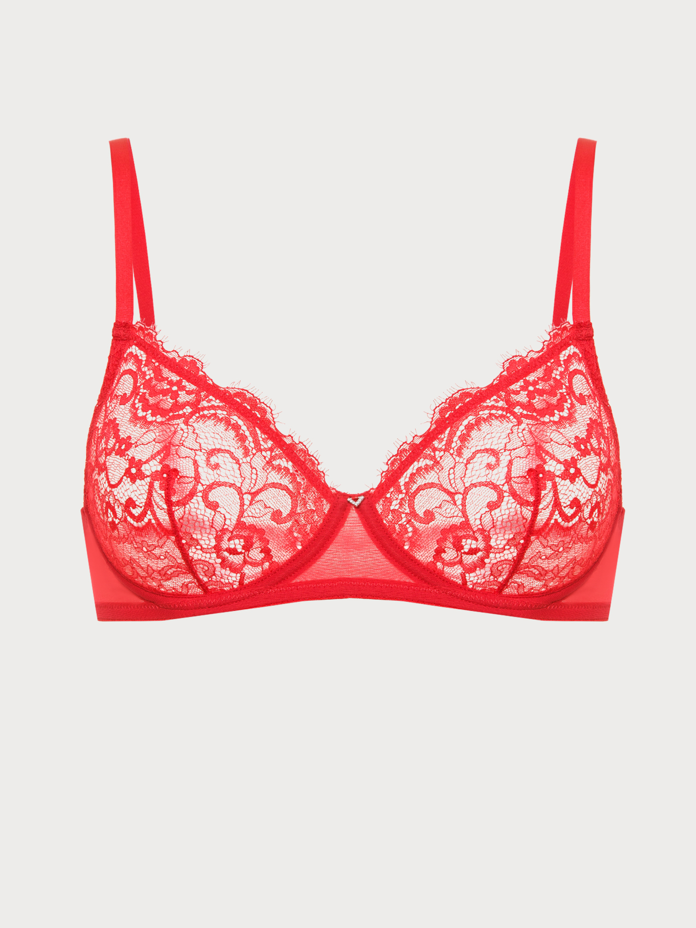 Бюстгальтер мягкий Красный FRL-4 | фото 6