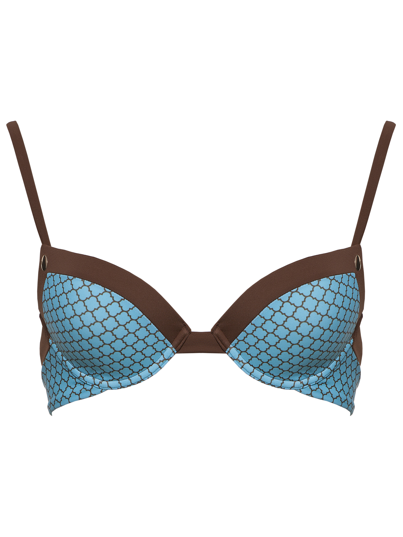 Лиф push-up Принт голубой 2400S1538 | фото 3