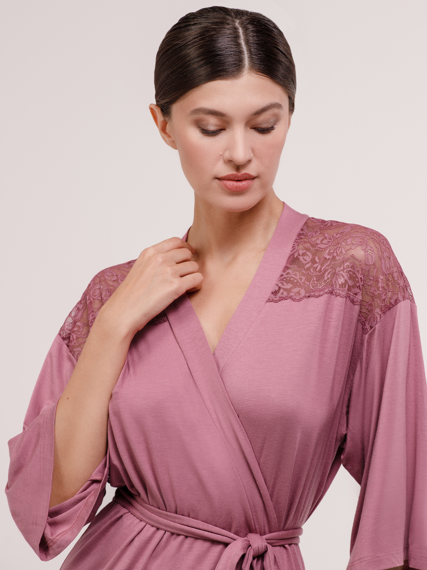 Халат Пыльная роза 2941F3504 | фото 3