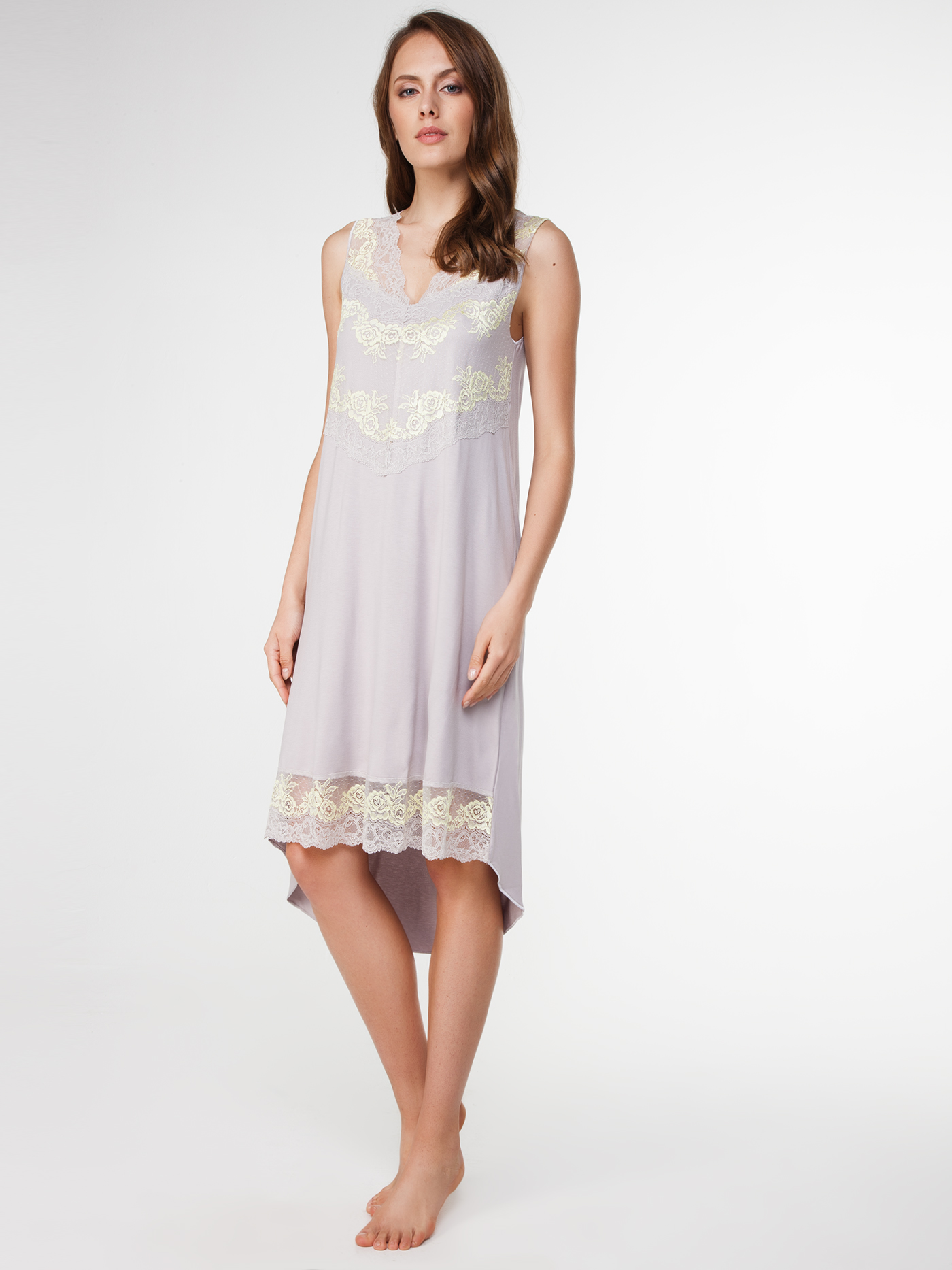 Сорочка на бретелях Фумо 10453a | фото 1