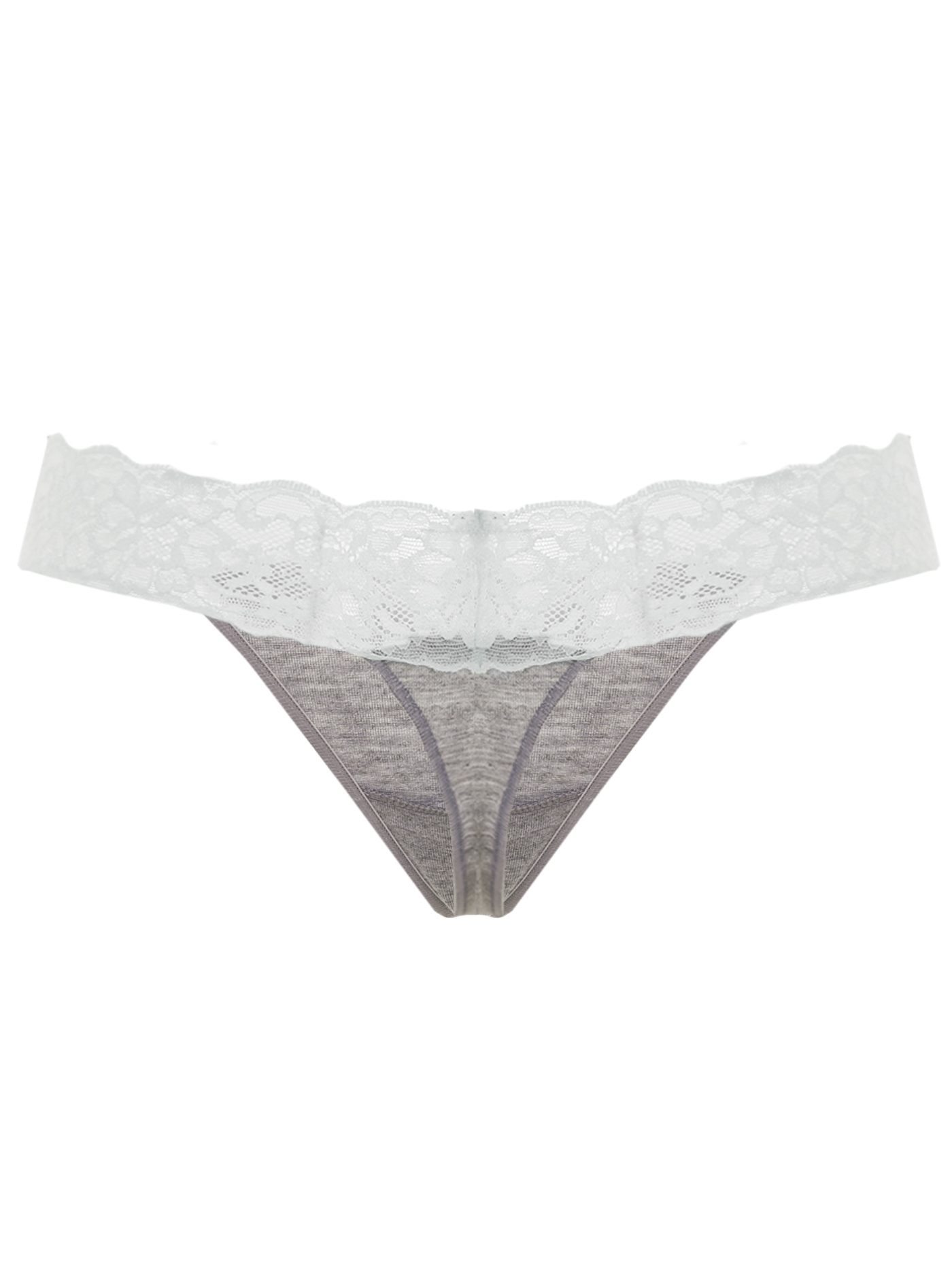 Трусы стринг Светло-серый 2458F2100 | фото 2