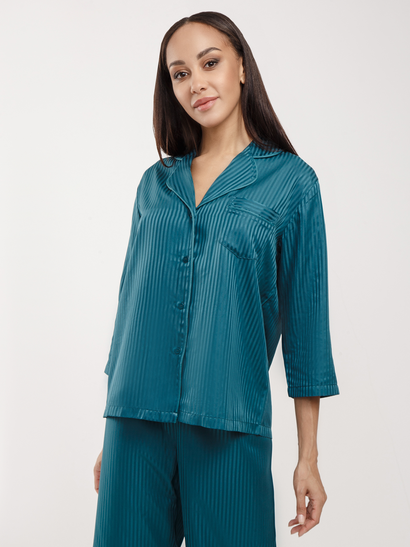 Пижамный топ Зеленый ANG-3 | фото 3