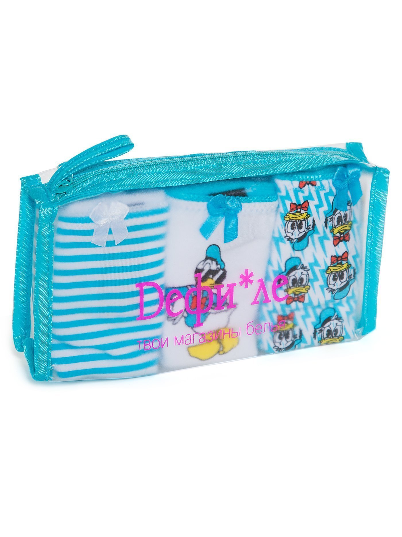 Трусы слип набор 3 шт. Принт Дональд Дак DE3717BK | фото 1