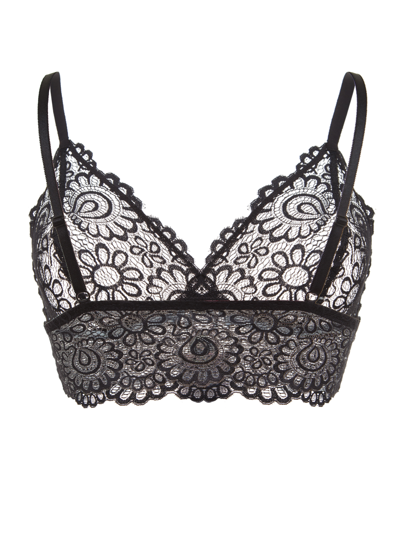 Бюстгальтер мягкий с вкладышем на стане Черный 2484F1371_2_B | фото 4