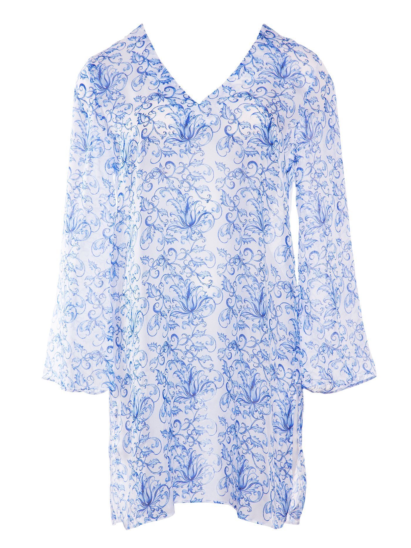 Туника Белый с синим 2285S4311 | фото 3