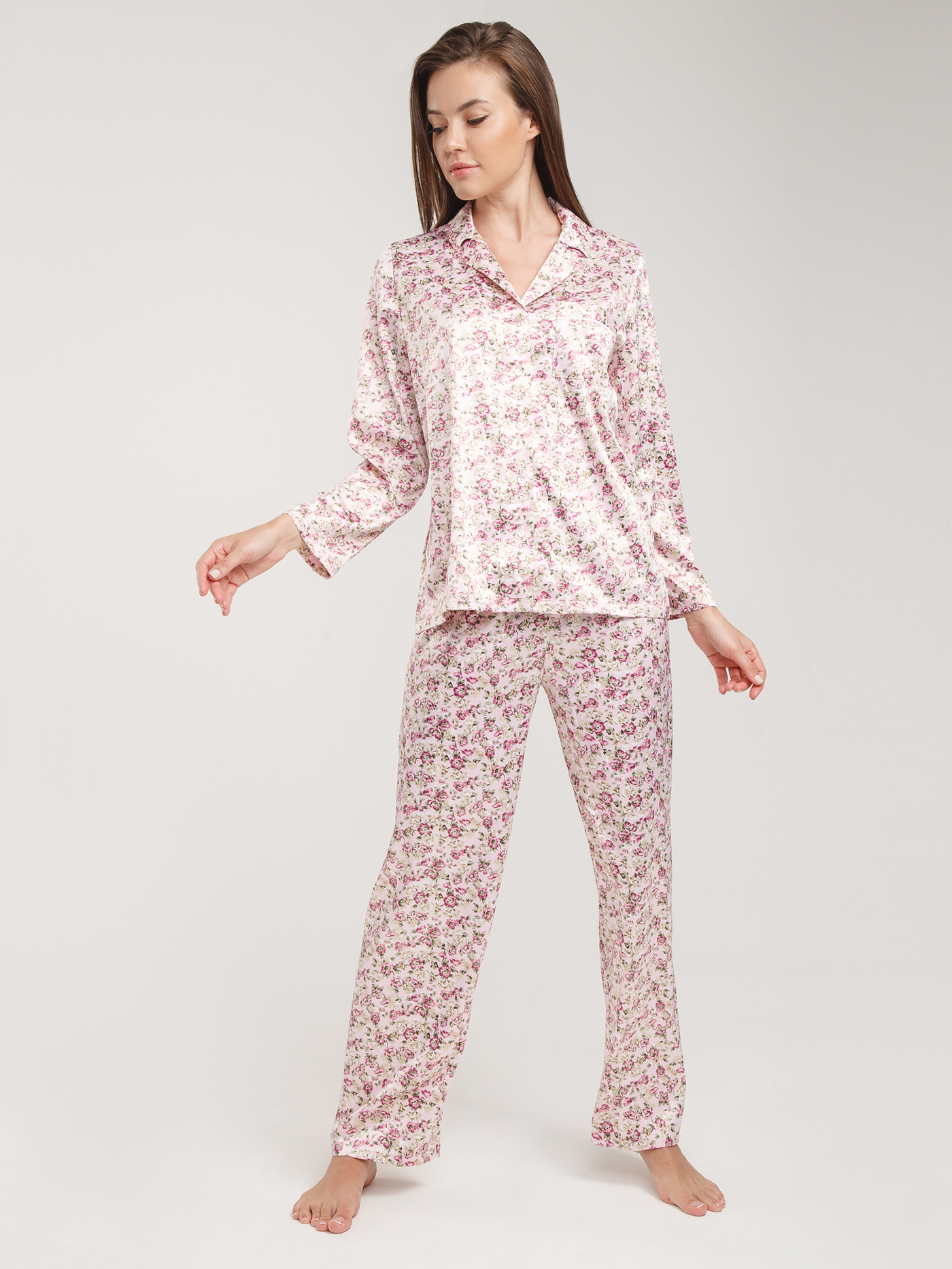 Брюки Розовый принт 2809F5005 | фото 4