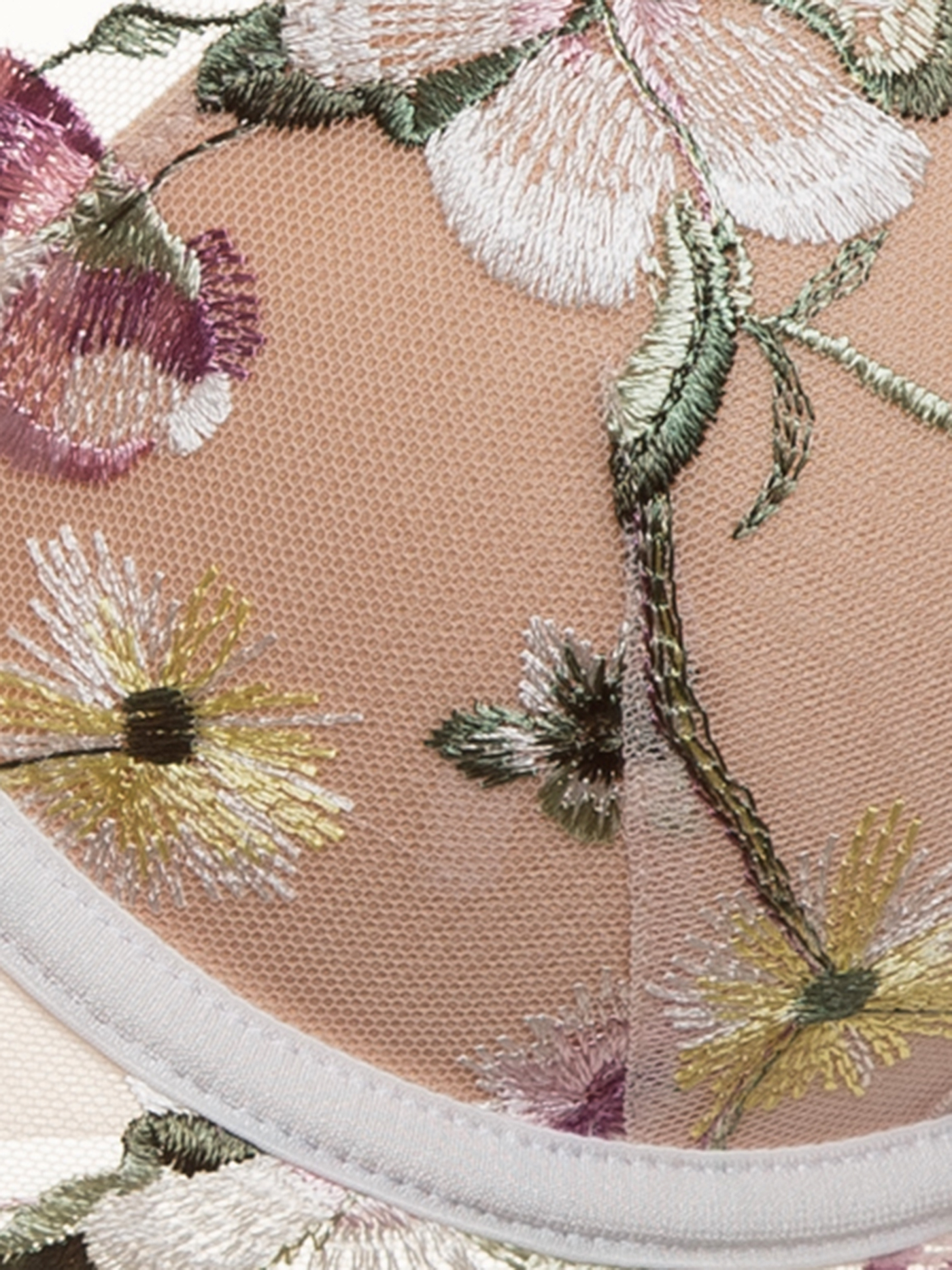 Бюстгальтер push-up Принт цветы BLQ-1105PB | фото 2