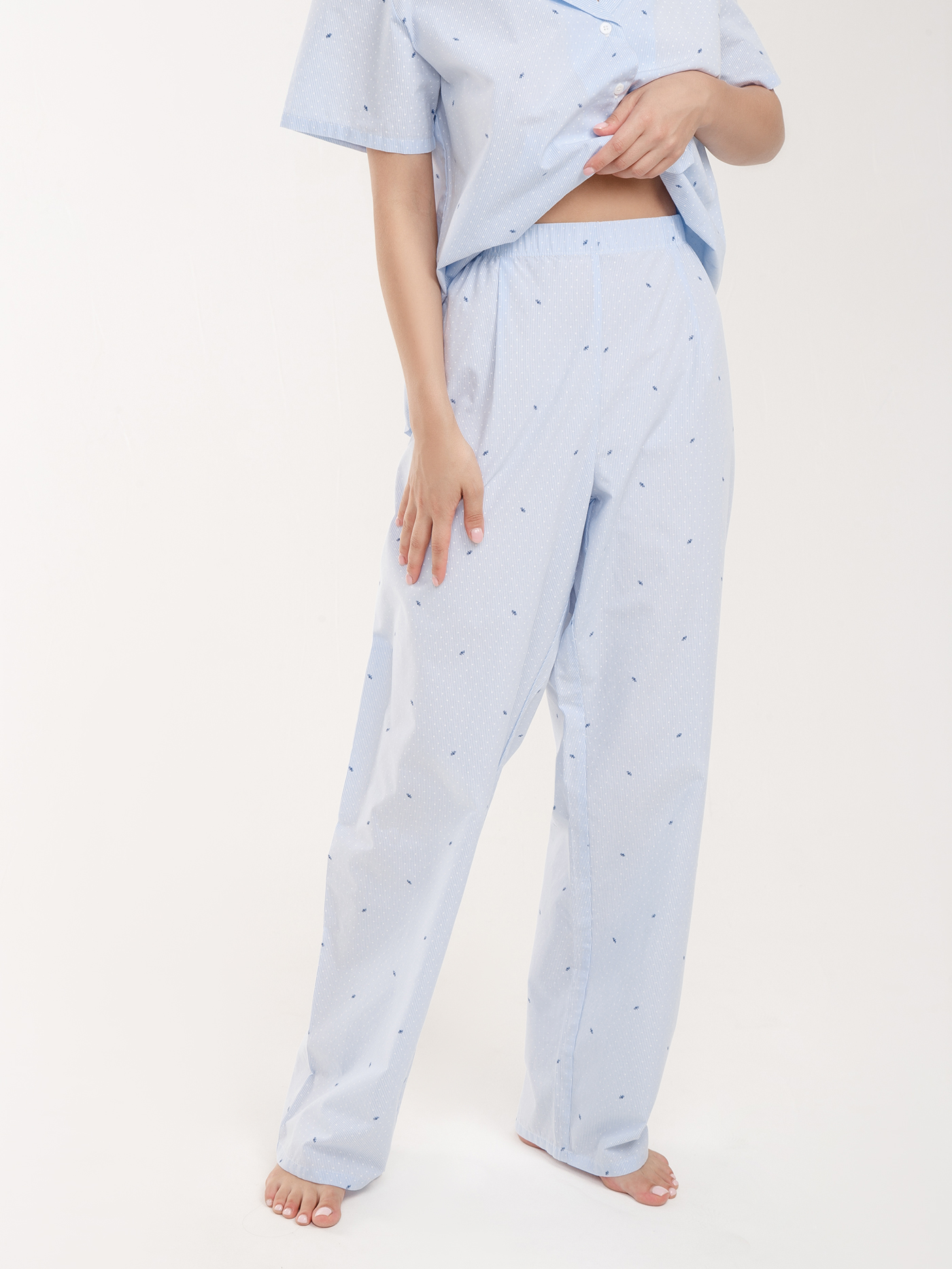 Брюки Голубой SMC-01 | фото 3