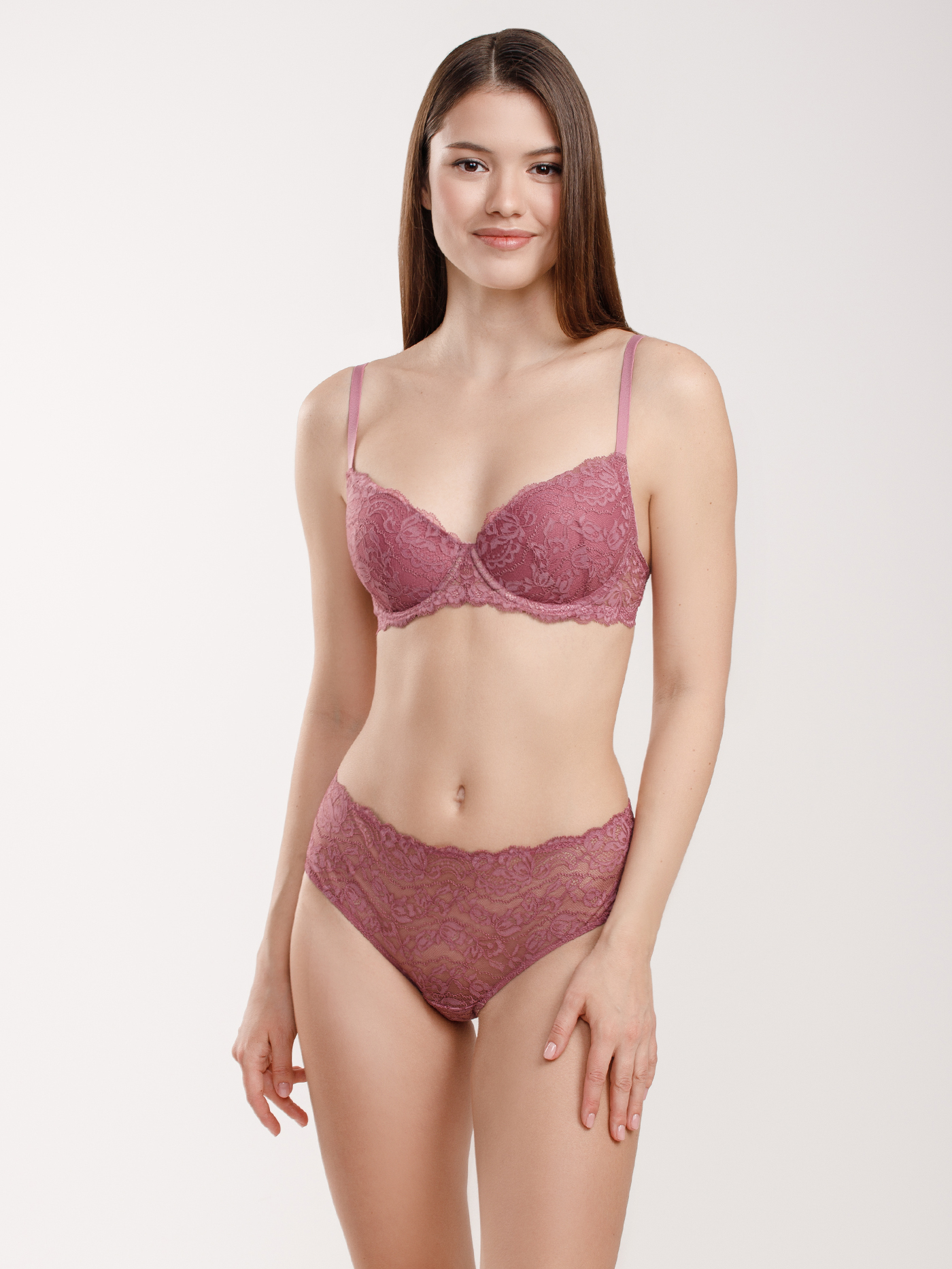 Трусы слип Пыльная роза 2940F2201 | фото 1