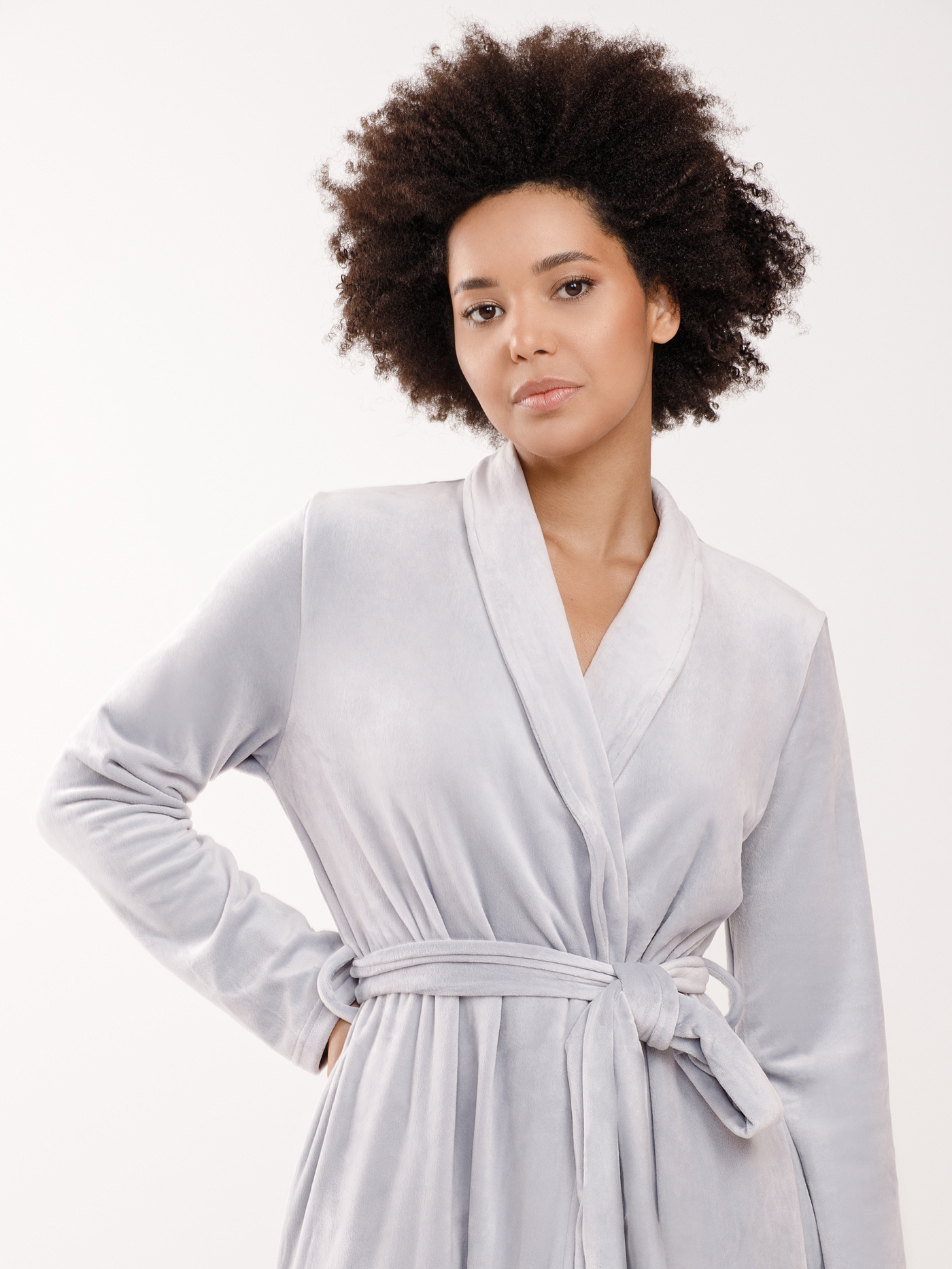 Халат Серый HF-RB-1 | фото 2