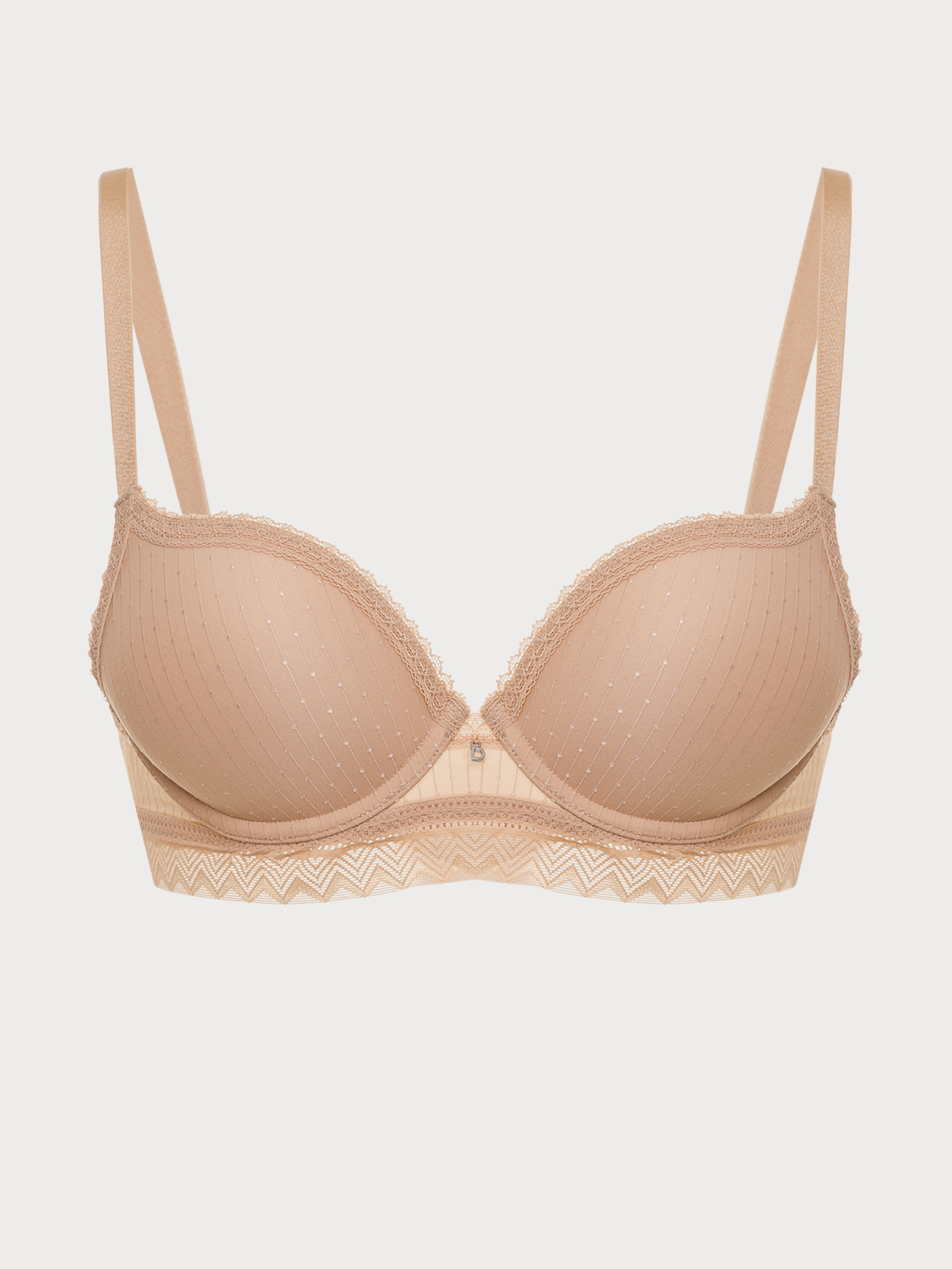 Бюстгальтер push-up Бежевый BU6220PU-1 | фото 6