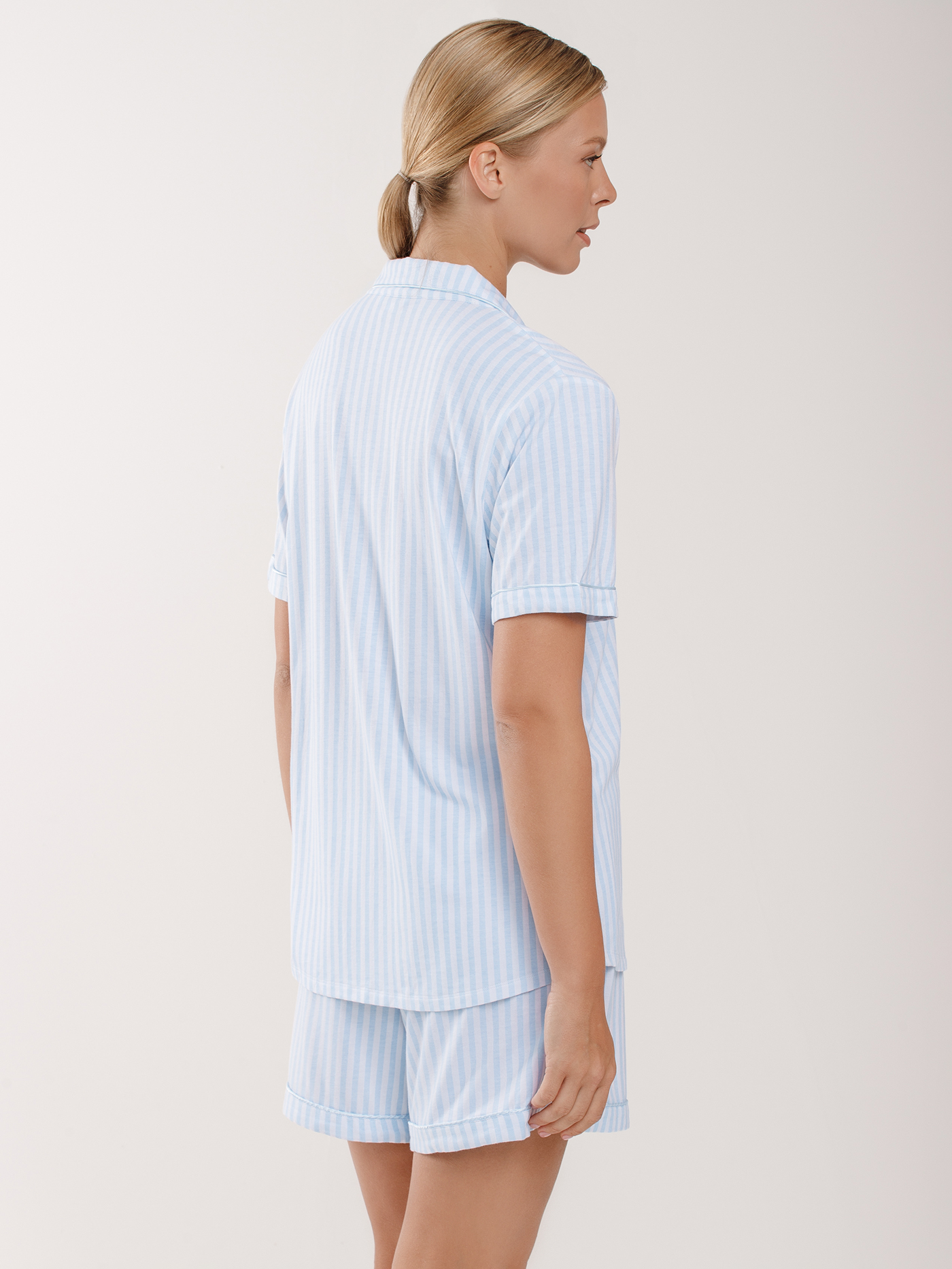 Рубашка Принт полоска ALC-1512SSL | фото 2