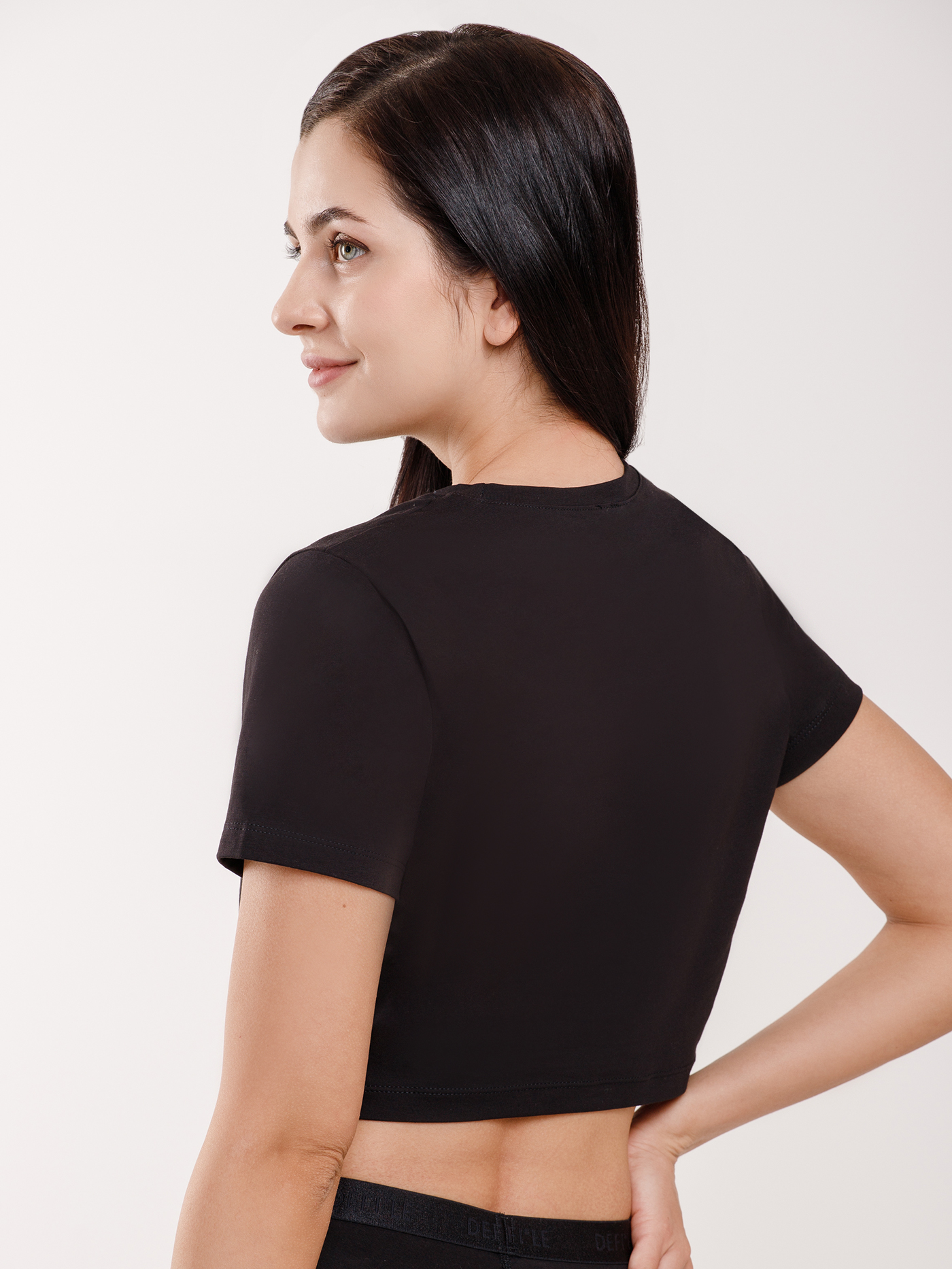 Топ Черный 2732F3305 | фото 4