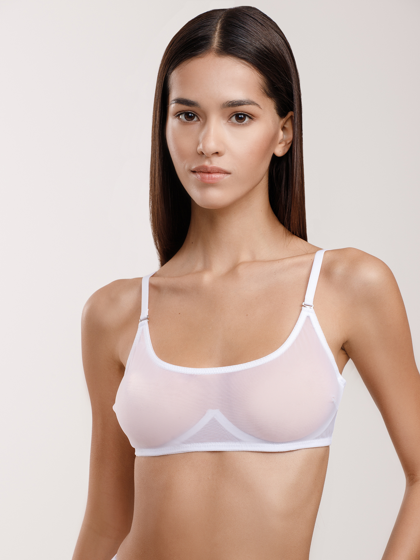 Бюстгальтер мягкий топ Белый MR-3 | фото 3