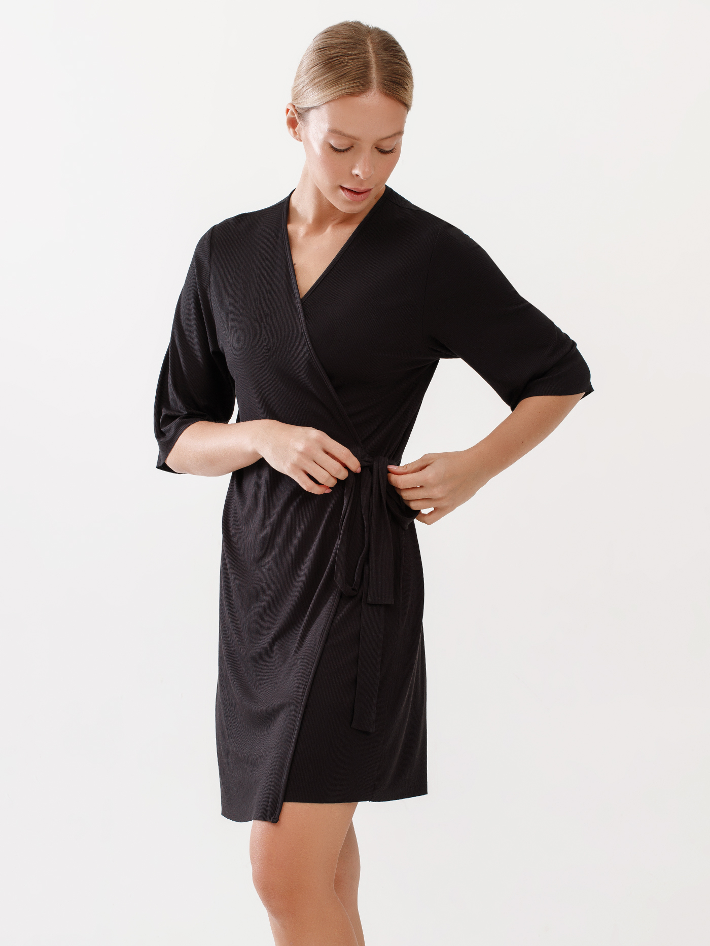 Халат Черный 3001F3501 | фото 1