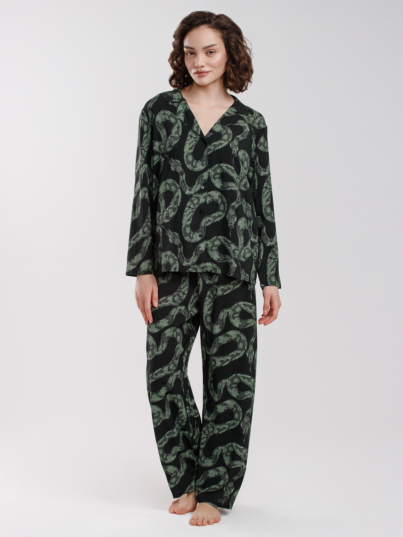 Рубашка Принт змея PAR-03 | фото 3