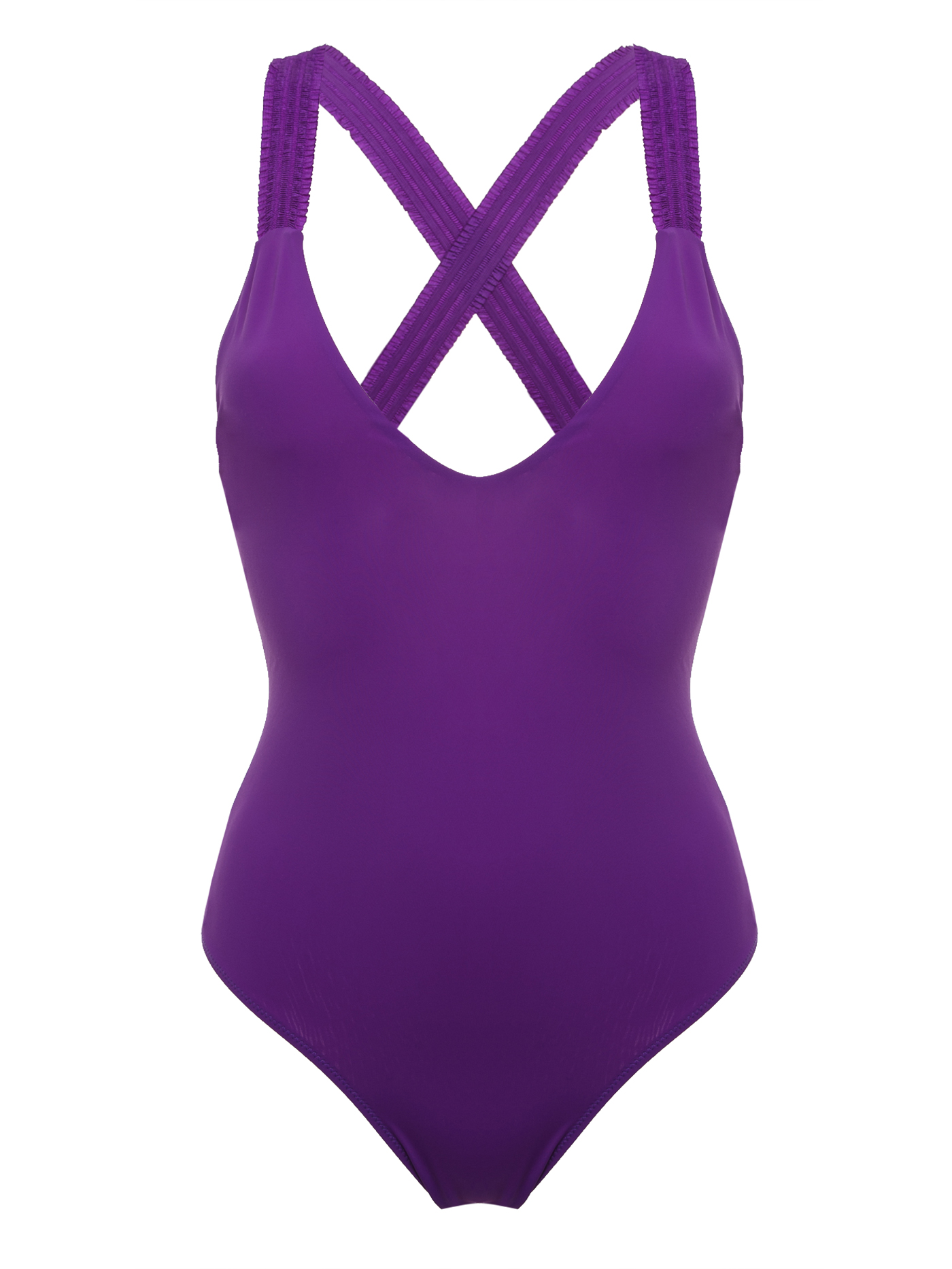 Купальник слитный с мягкой чашкой Фиолетовый CAM-13069 | фото 1
