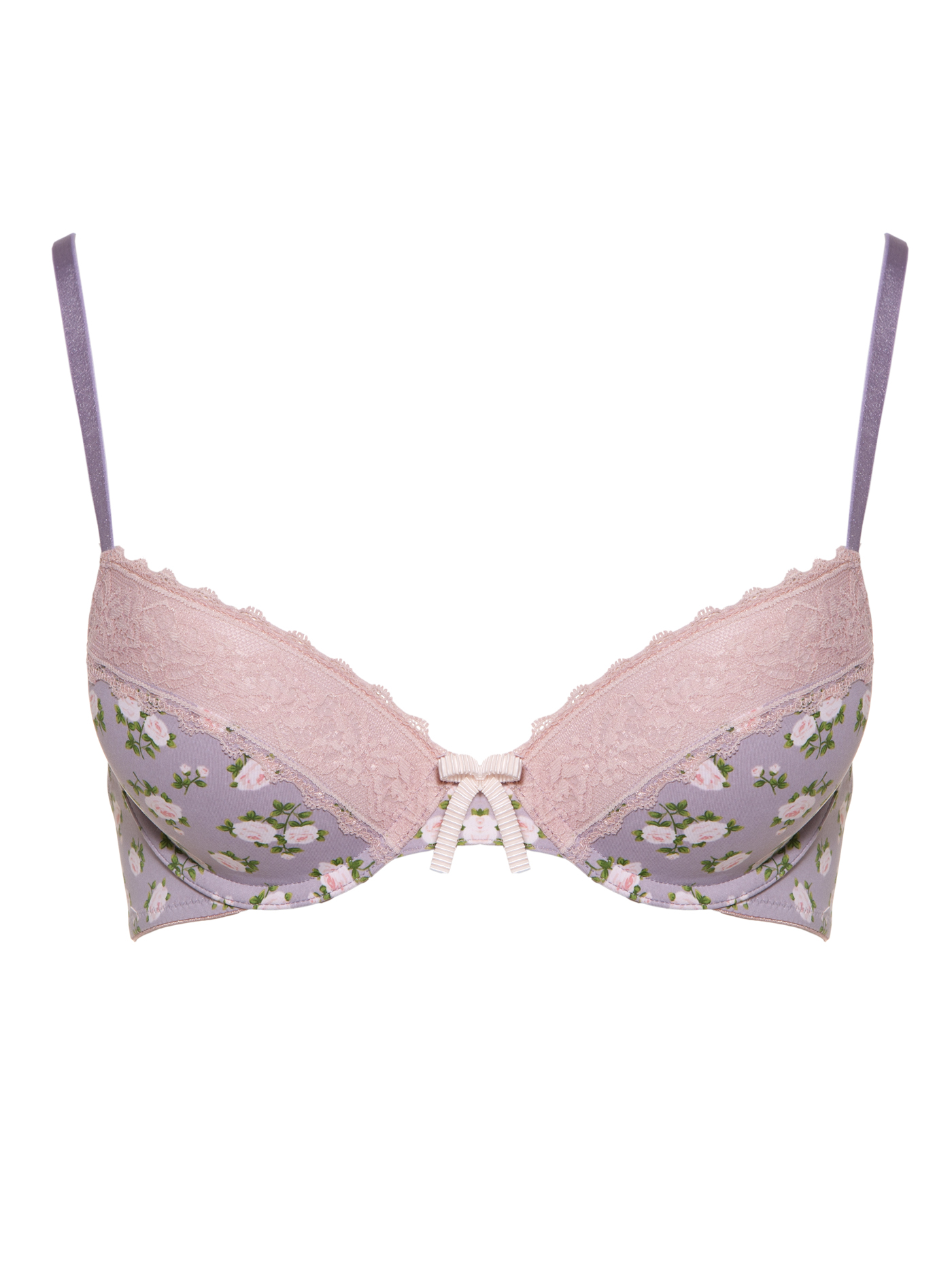 Бюстгальтер push-up Принт розы MOU-12170 | фото 3