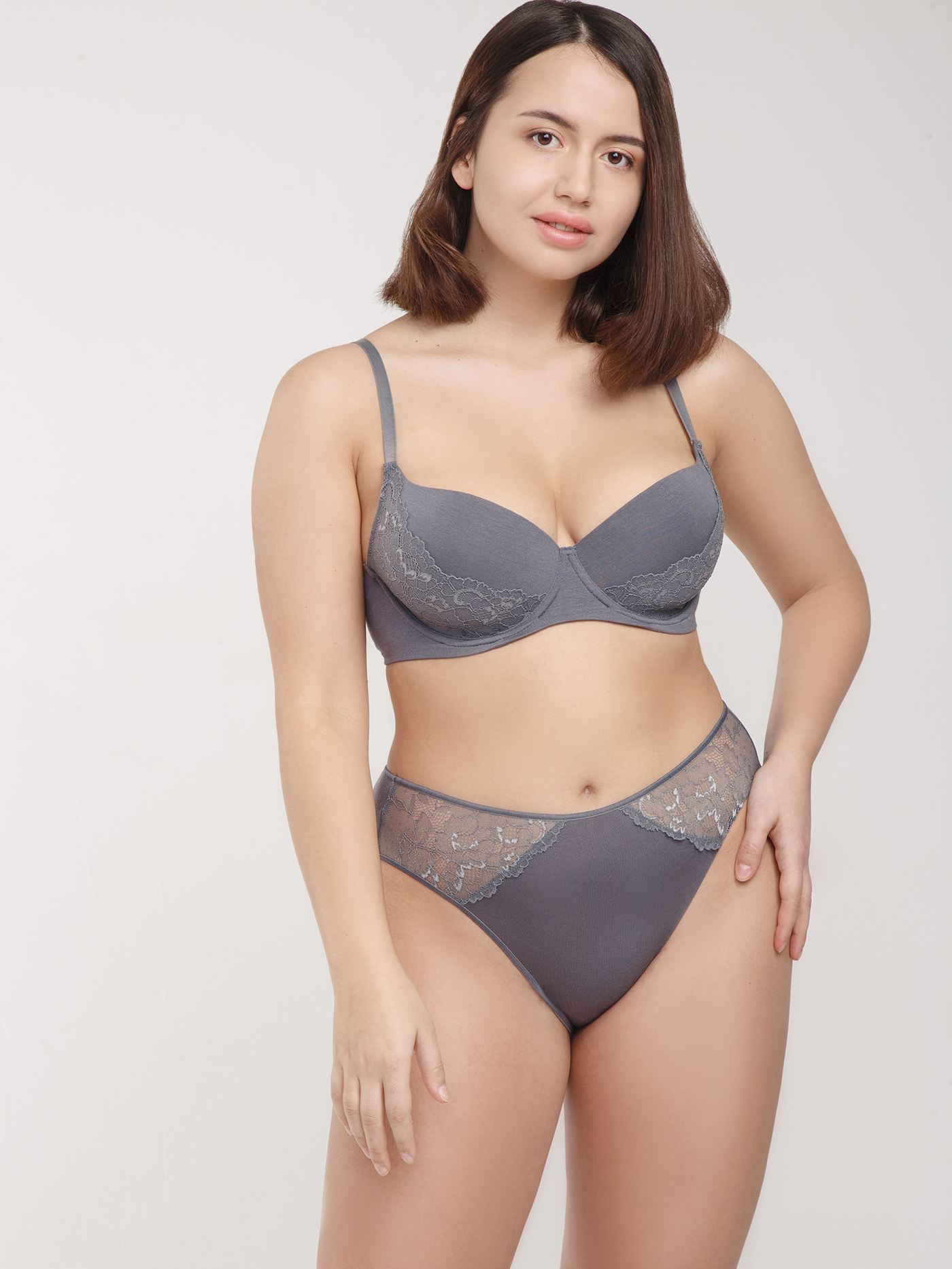 Трусы слип Серый 2768F2202L | фото 1