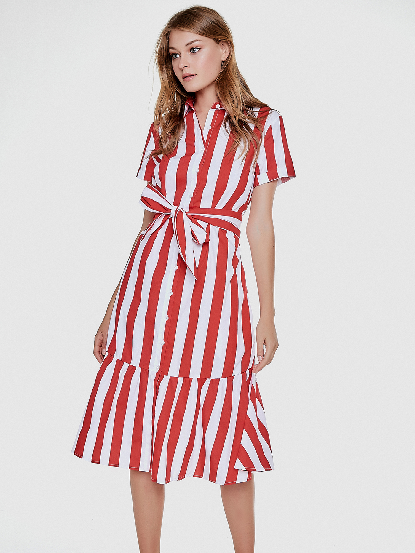 Платье длинное Красный PD1 | фото 1