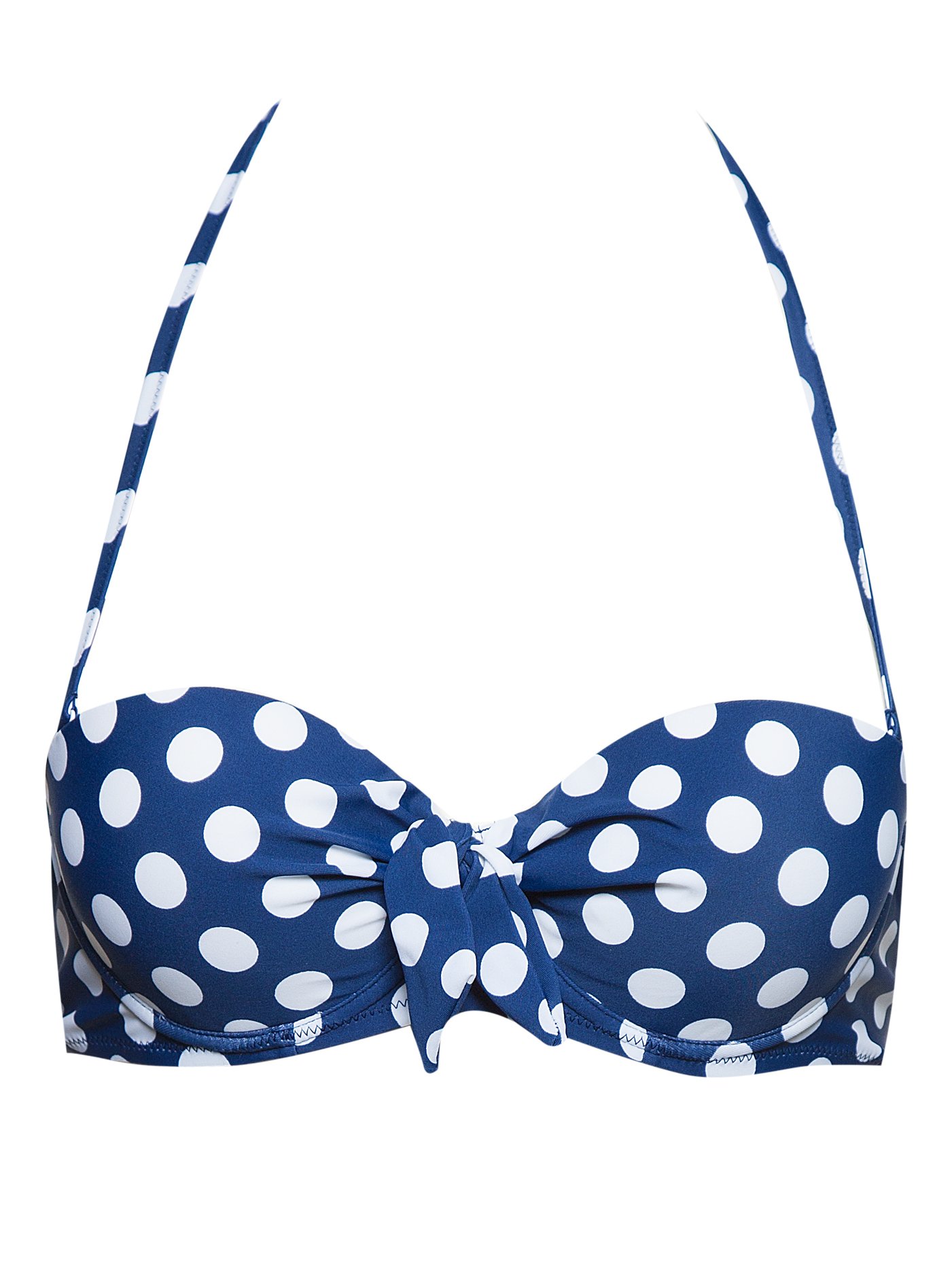 Лиф балконет Принт синий горох 2129S1615 | фото 3