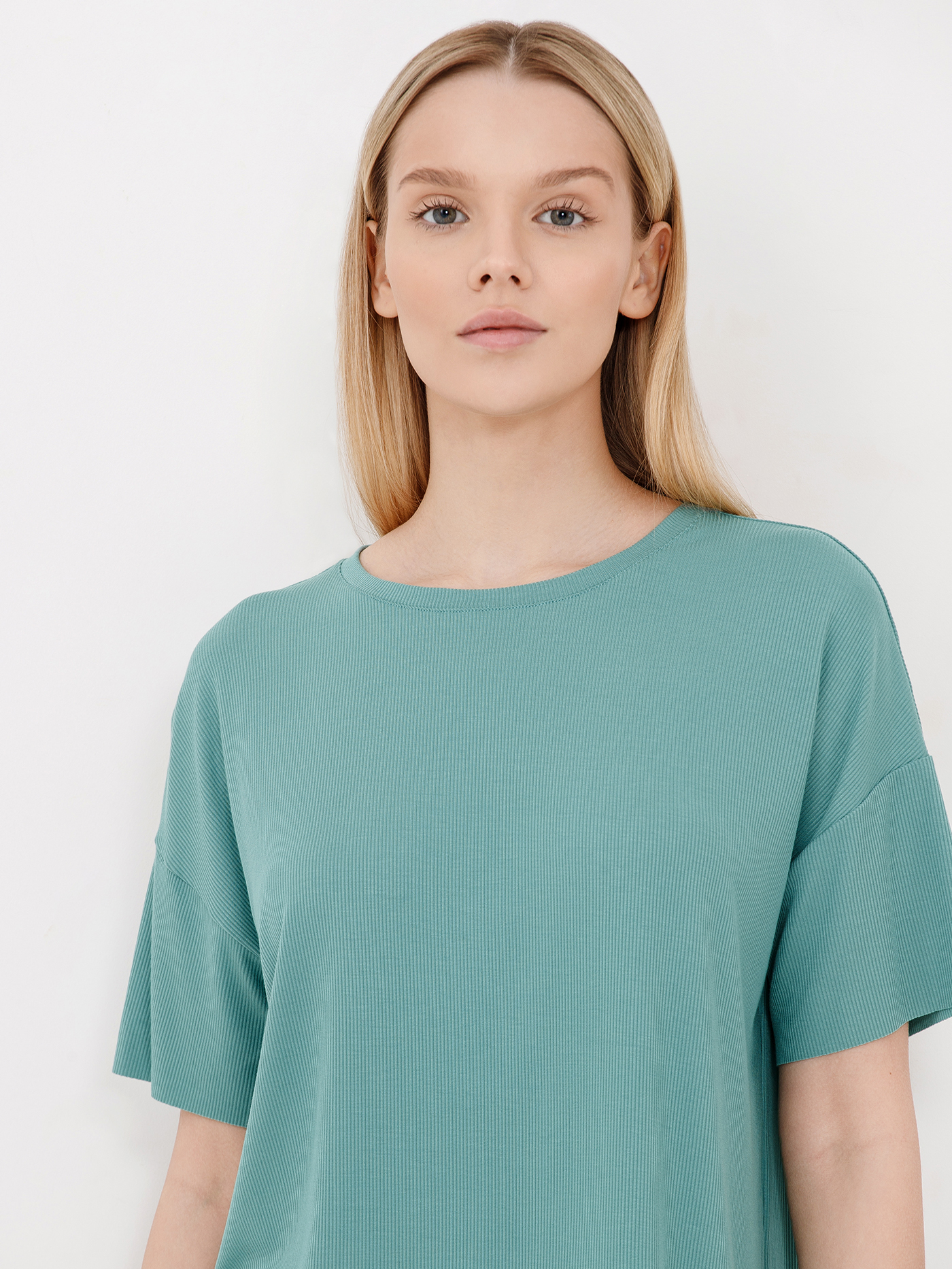 Футболка Зеленый 3001F3424 | фото 3