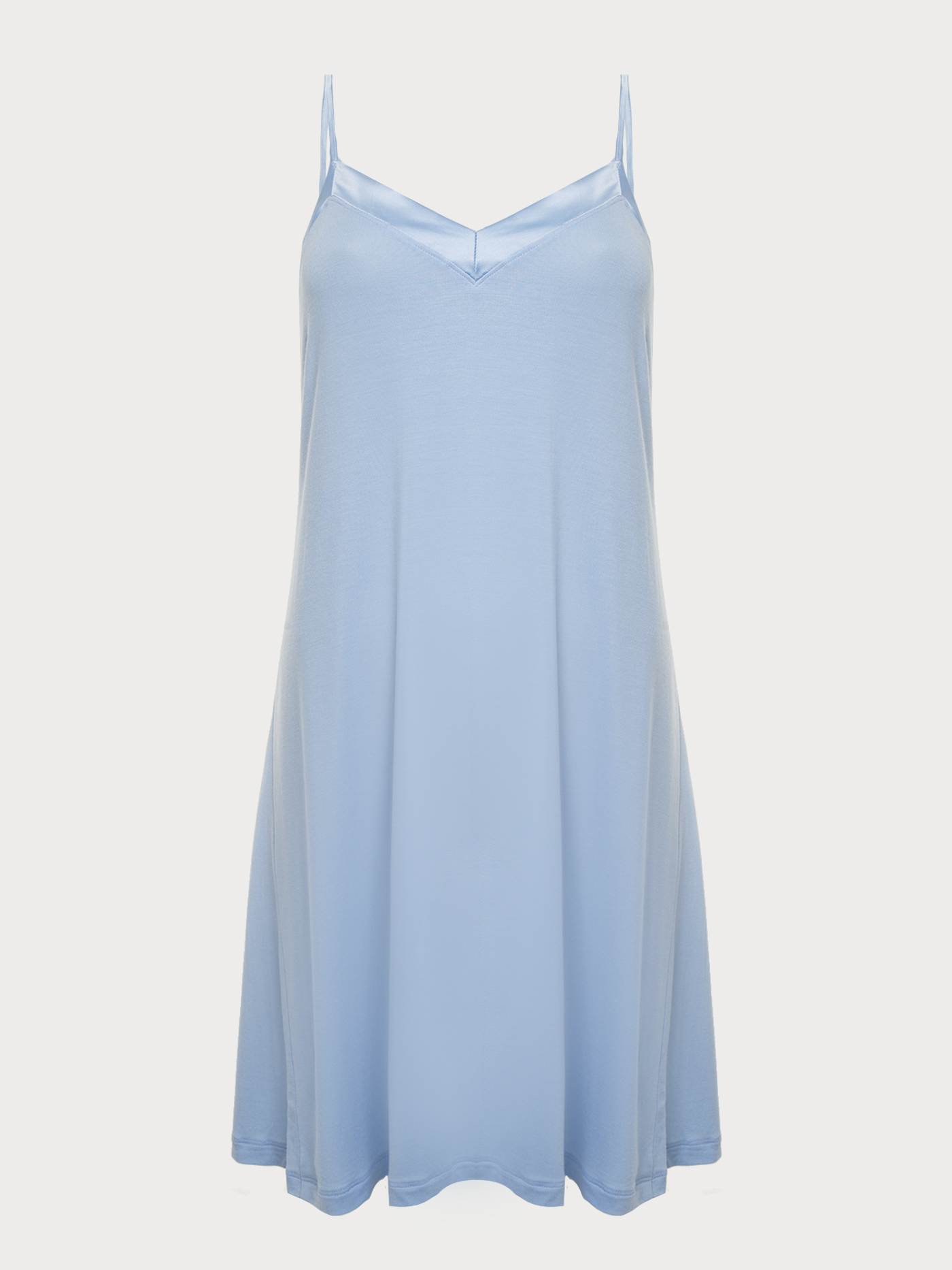 Сорочка на бретелях Голубой 2828F3207 | фото 3