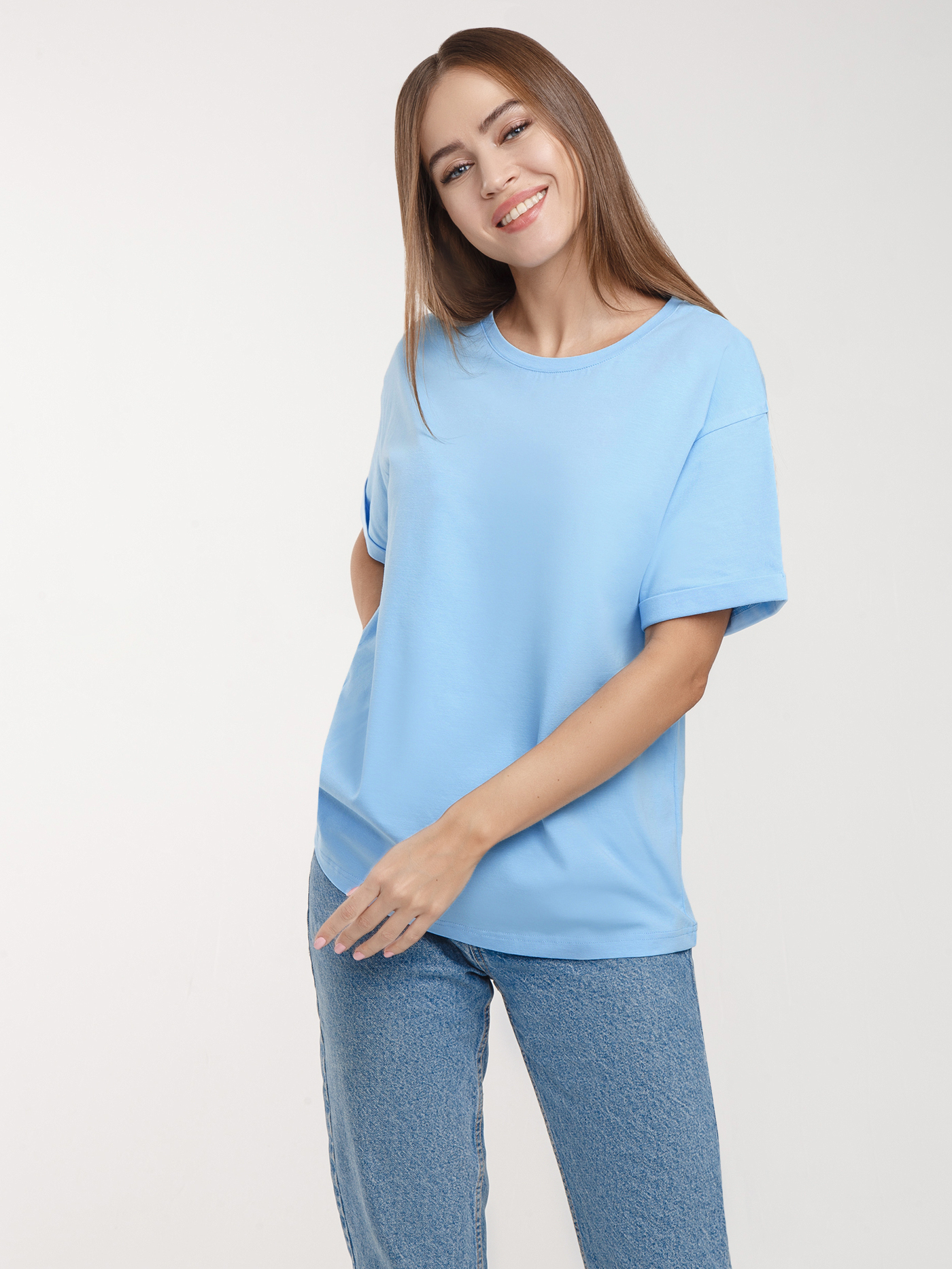 Футболка Голубой BM-T-01 | фото 1