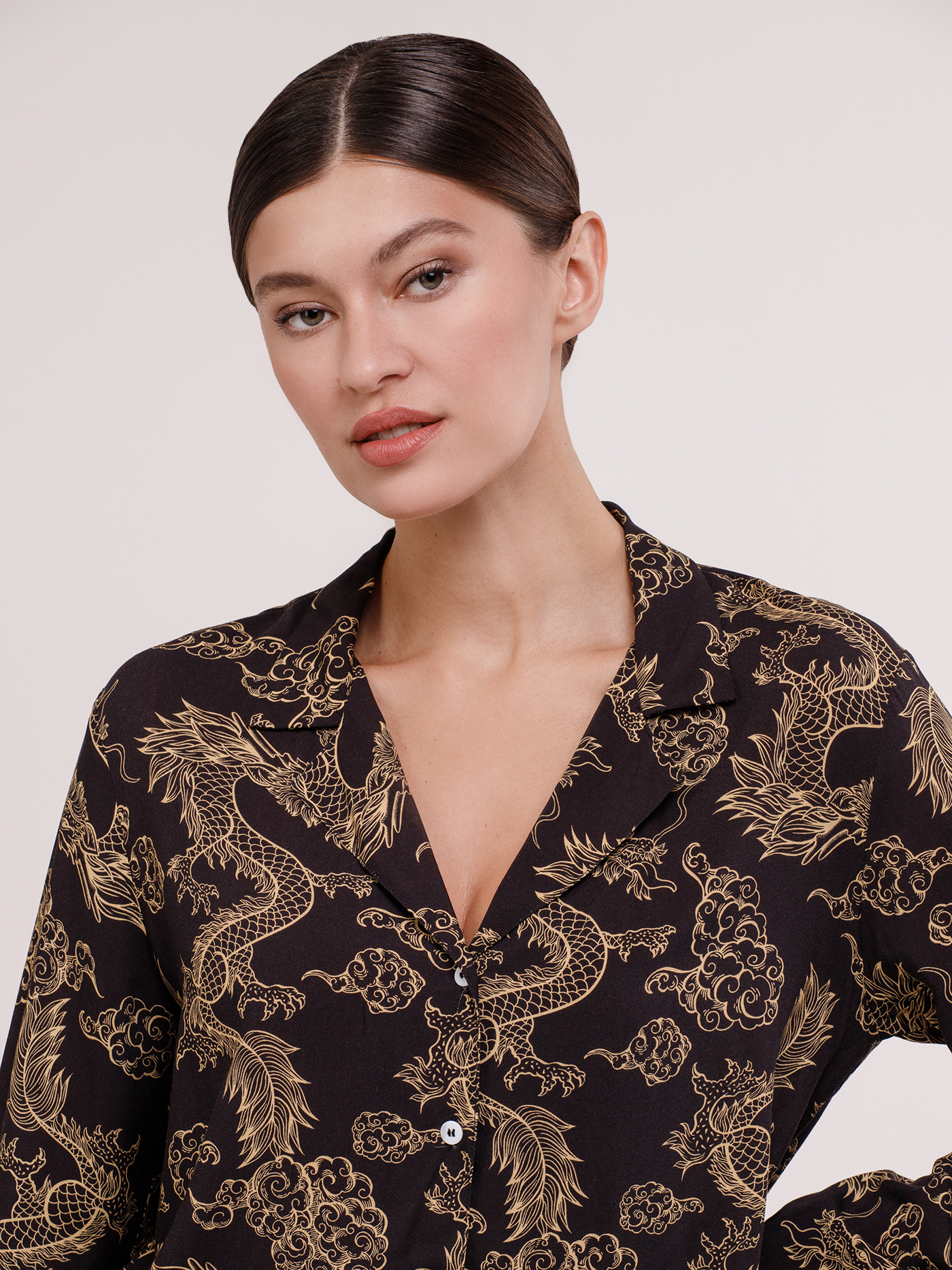 Пижама топ / брюки Черный PAR-SET | фото 5