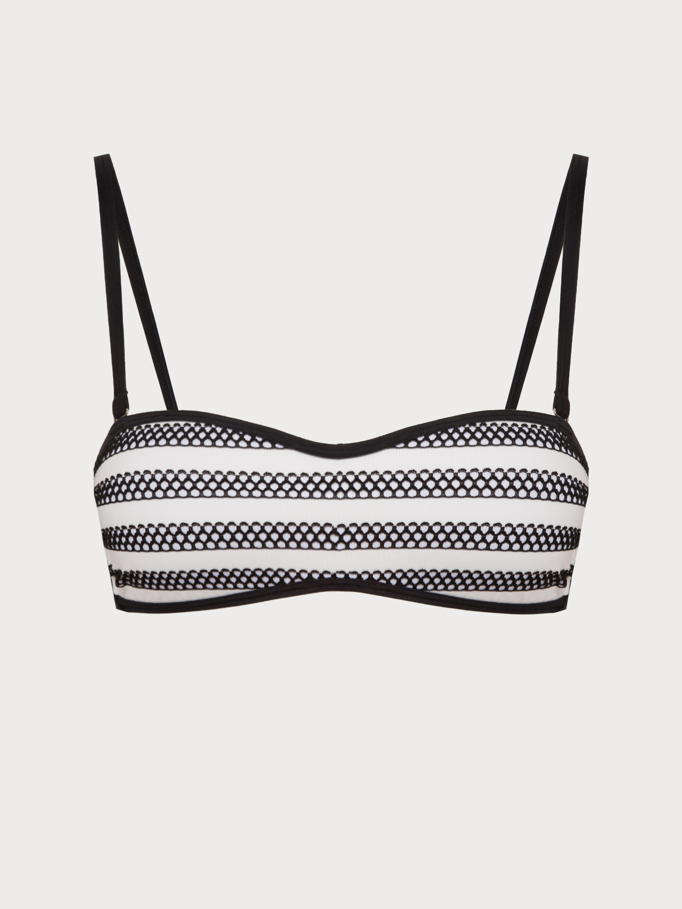 Лиф бандо Черно-белый принт 3067S1810 | фото 7