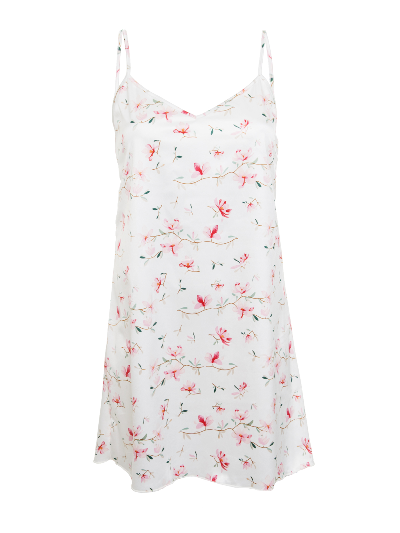 Сорочка на бретелях Принт цветы 2783F3207 | фото 2