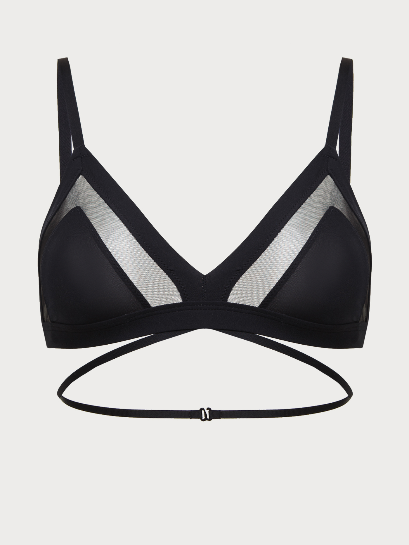 Бюстгальтер мягкий треугольник Черный 2882F1416 | фото 5