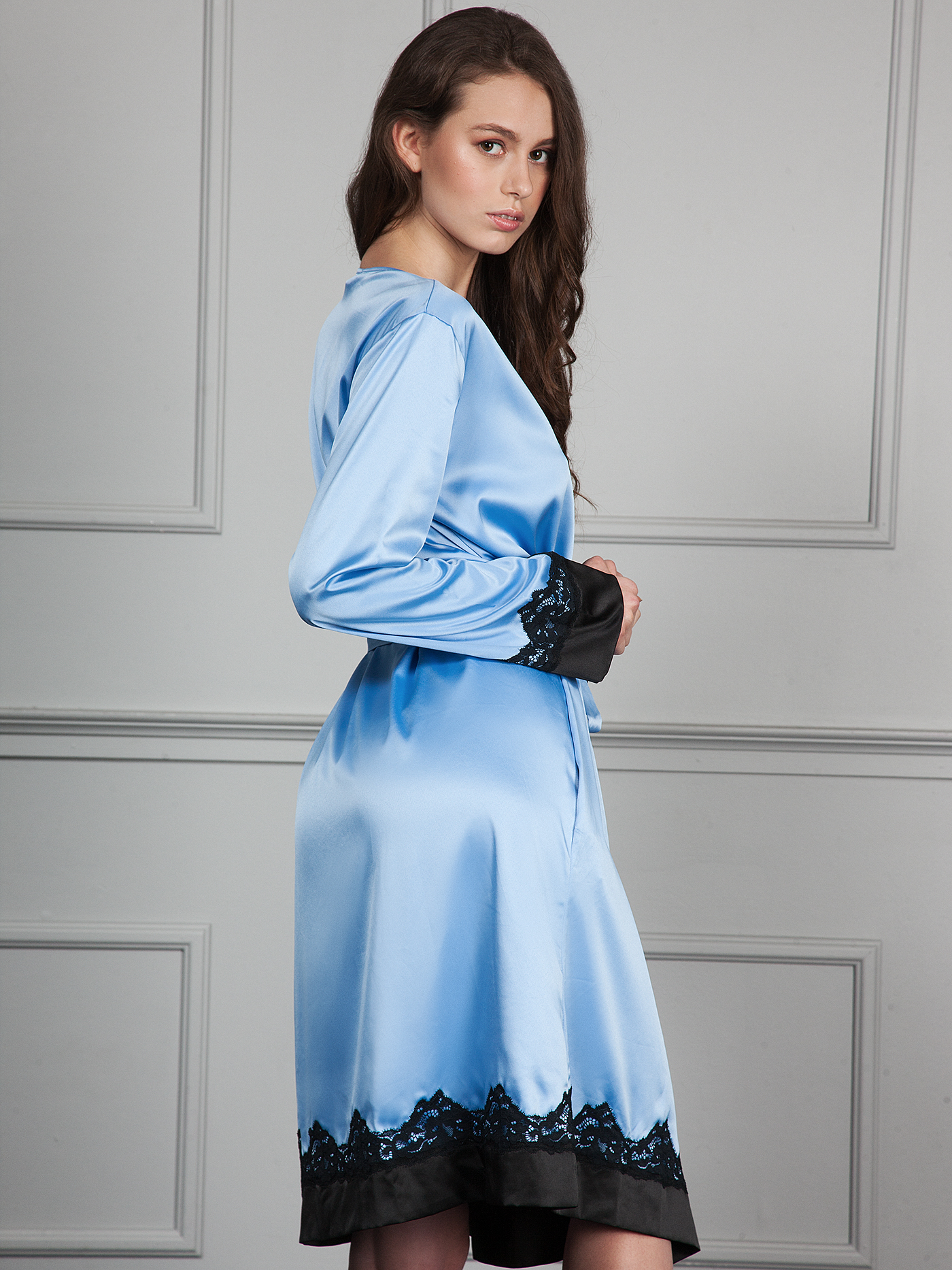 Халат Голубой 2234F3505 | фото 2