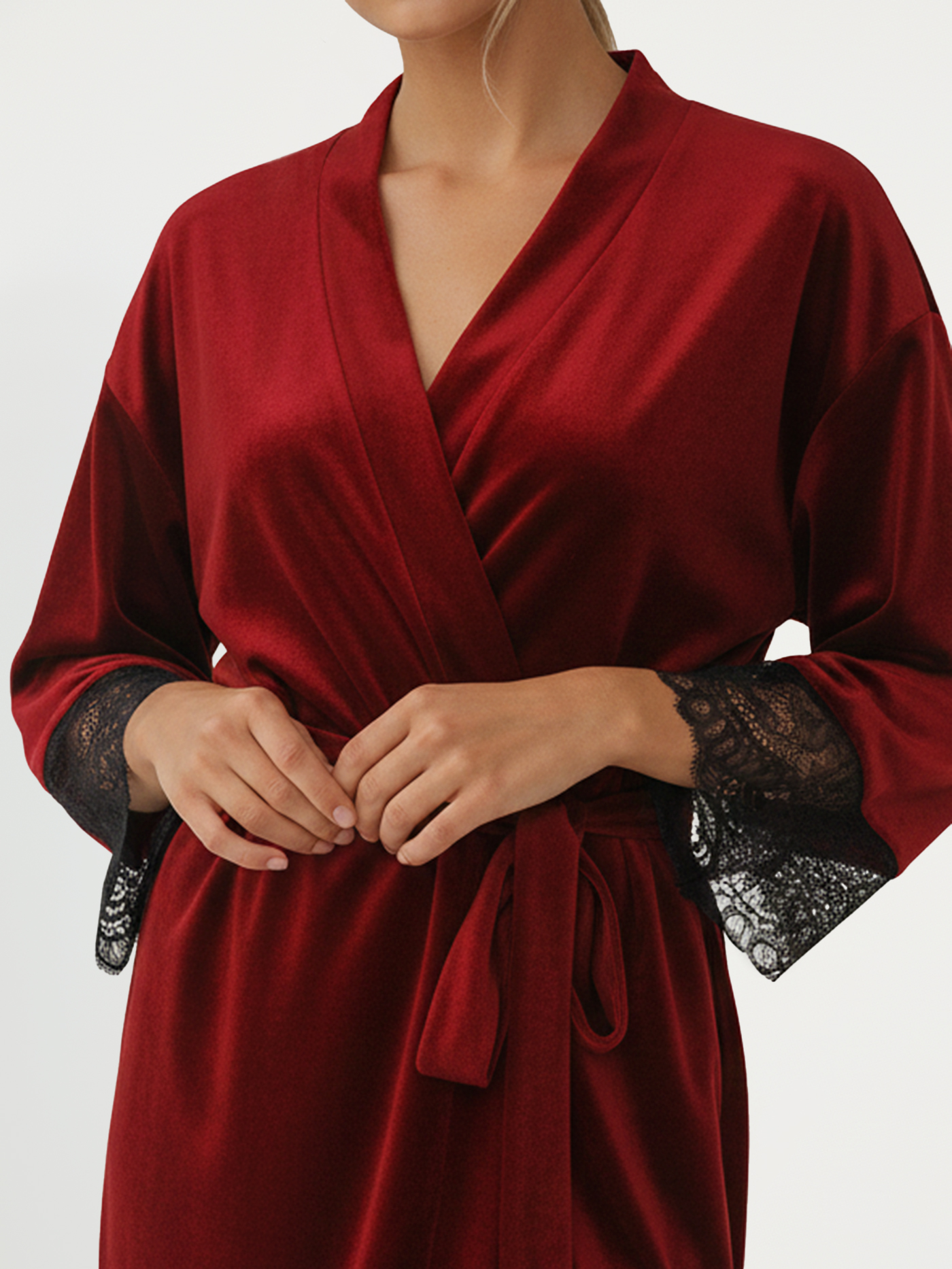 Халат Бордовый 3038F3501 | фото 3