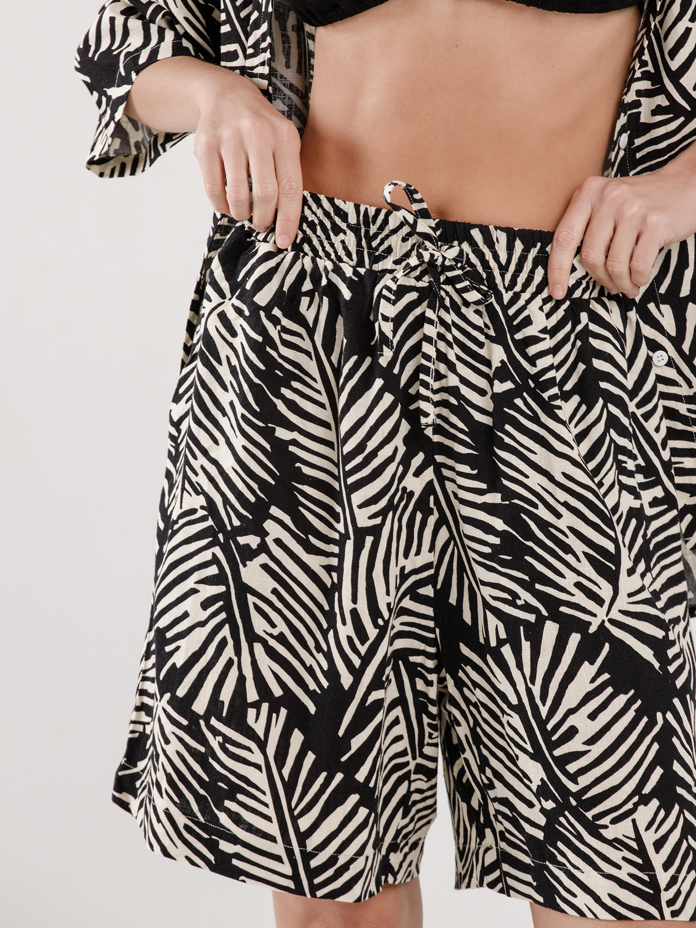 Шорты Принт пальмы WTS-1 | фото 3