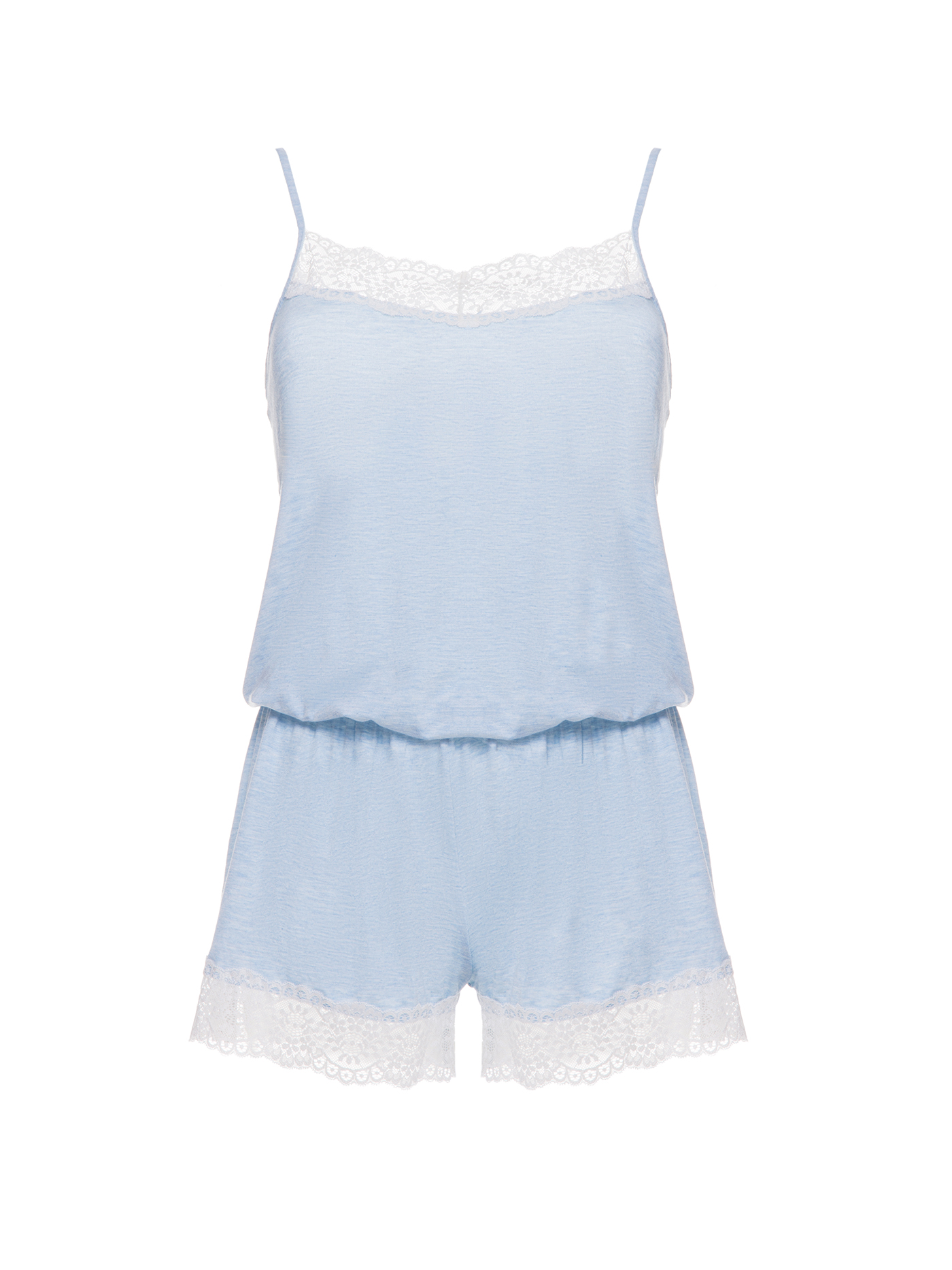 Комбинезон короткий Голубой меланж 2334F3906 | фото 3