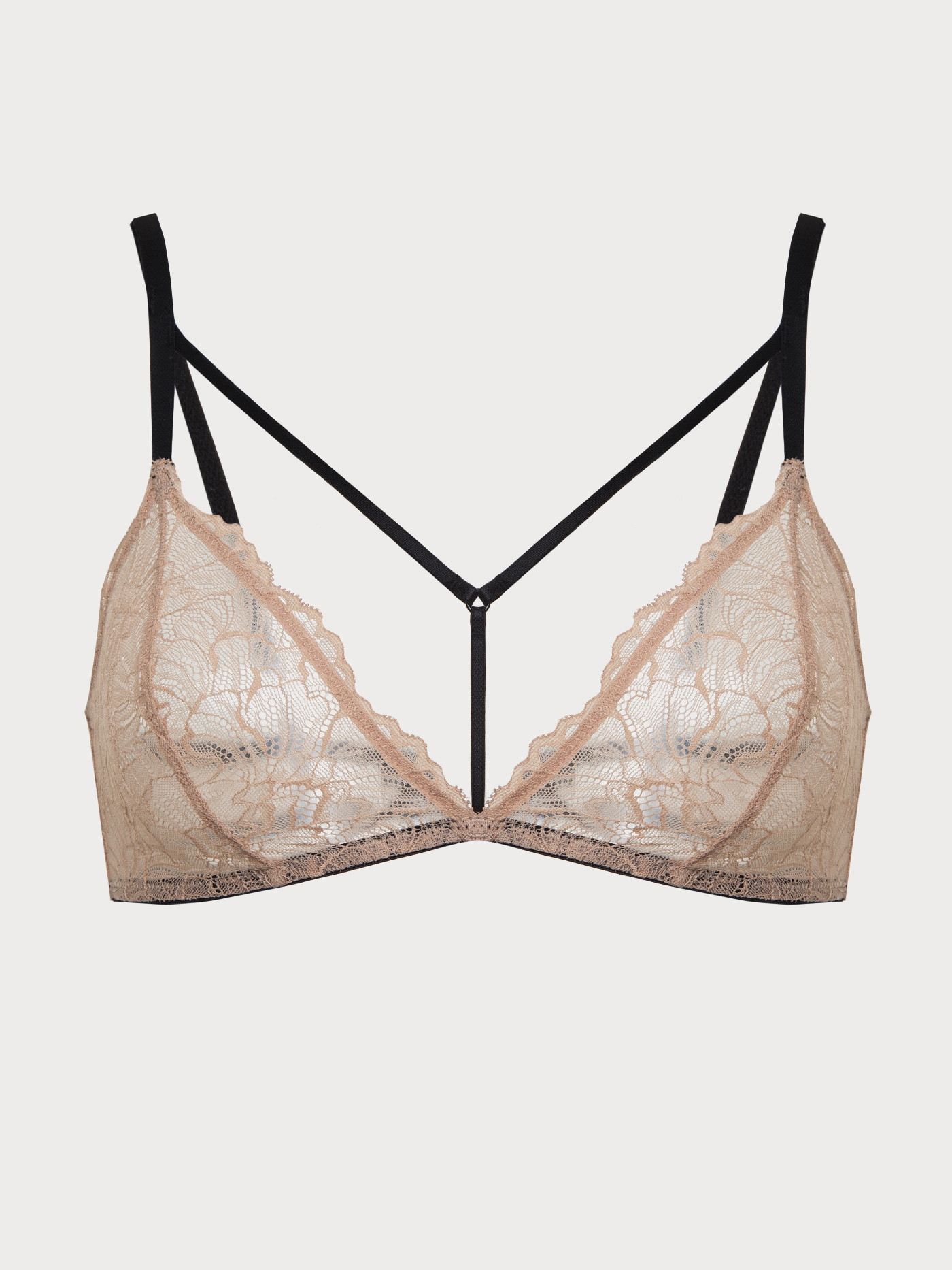 Бюстгальтер мягкий треугольник Бежевый DE5949SB | фото 5