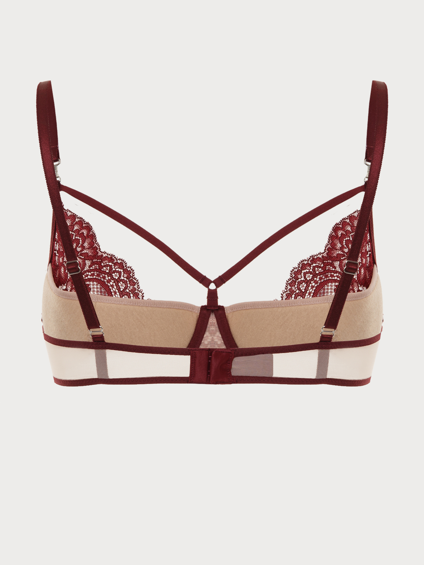 Бюстгальтер moon-half Бордовый 2858F1451 | фото 7